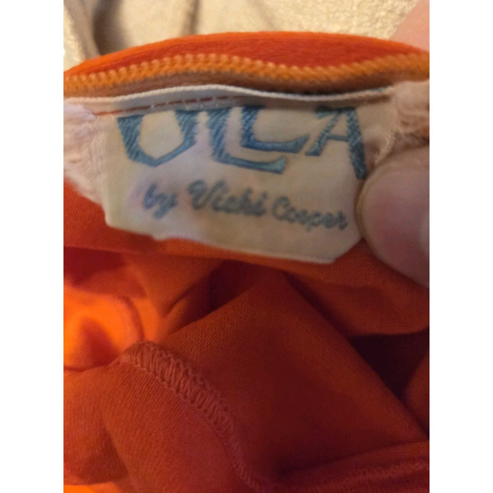 Vintage VINTAGE Ulla by Vicki Cooper Orange Groovy Mod Polyester Turtleneck Dress Size M / US 6-8 / IT 42-44 - 8 Thumbnail