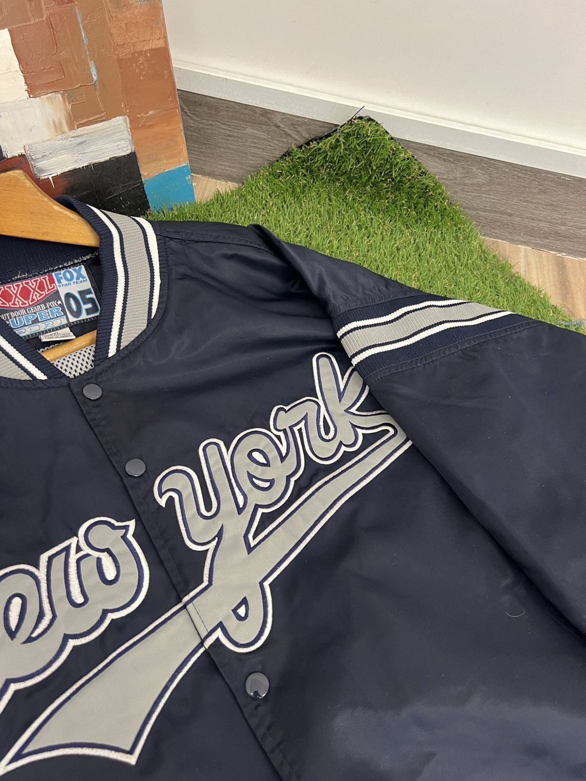 MLB Vintage New York Yankees Varsity Jacket MLB Baseball Rare Size US XXL / EU 58 / 5 - 3 Thumbnail