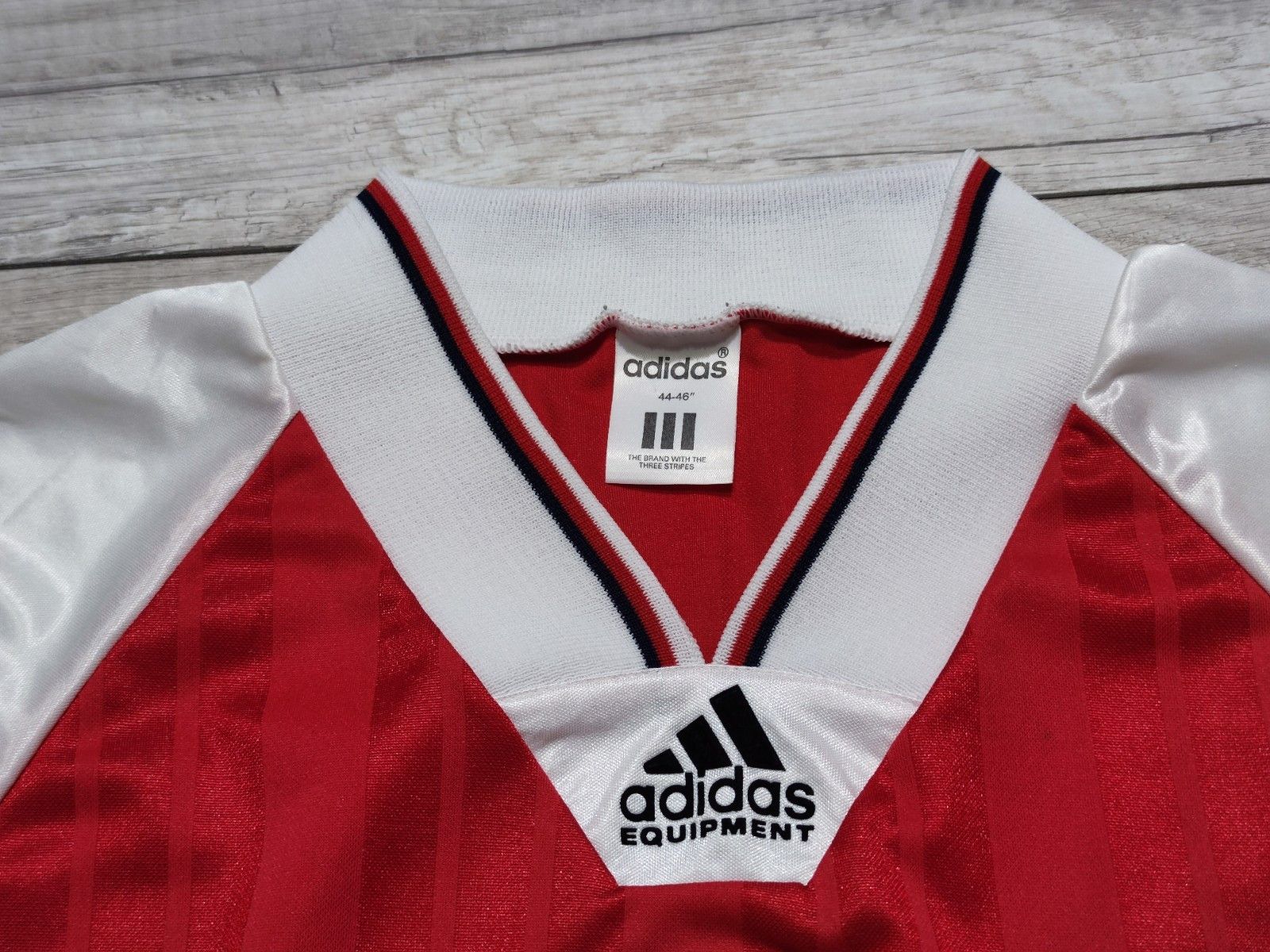 Adidas Adidas Equipment Arsenal 1992-1993 Home Shirt Jersey 44-46 Size US L / EU 52-54 / 3 - 6 Thumbnail
