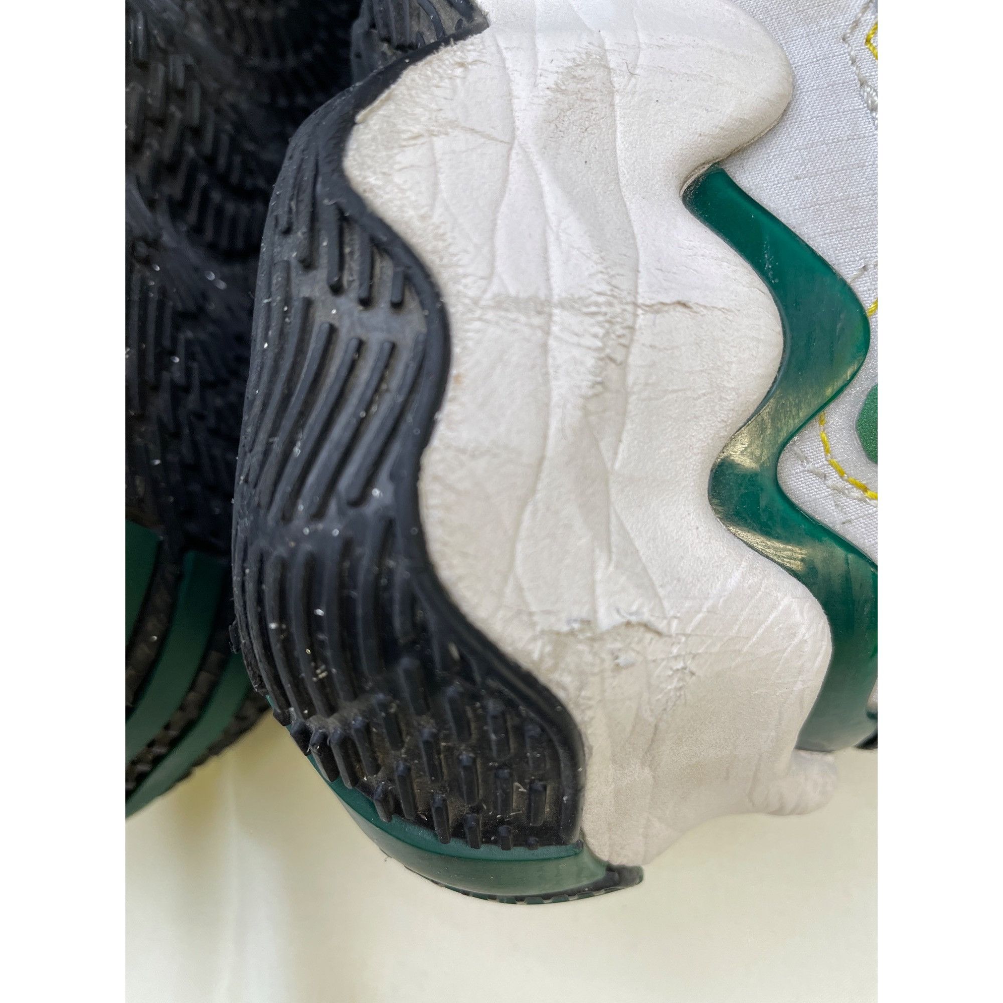 Adidas Adidas Exhibit Men's Gray / Green Basketball Sneakers Size 8 Size US 8.5 / EU 41-42 - 9 Thumbnail