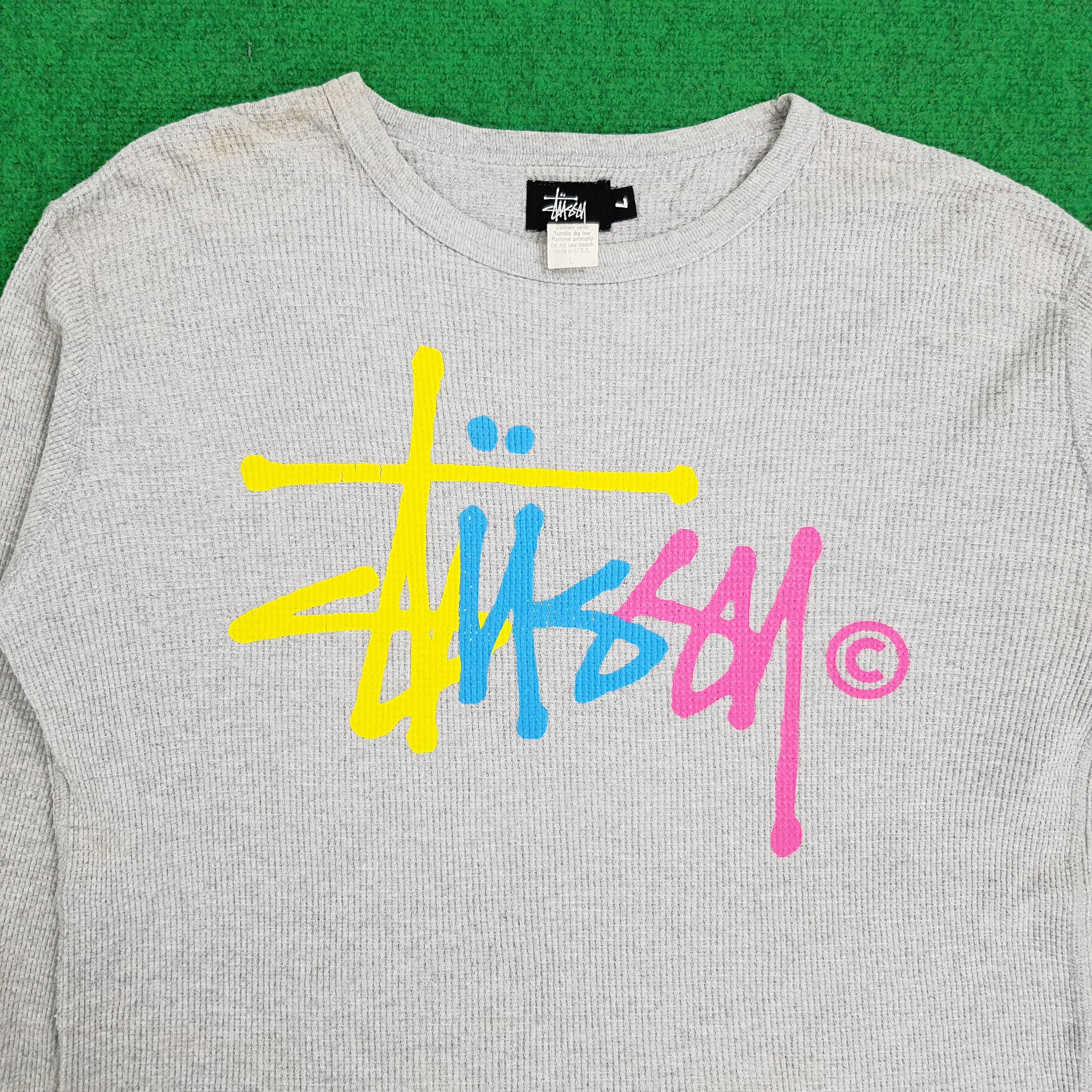 Stussy STUSSY Streetwear Long Sleeve T-shirt Size US XL / EU 56 / 4 - 2 Thumbnail