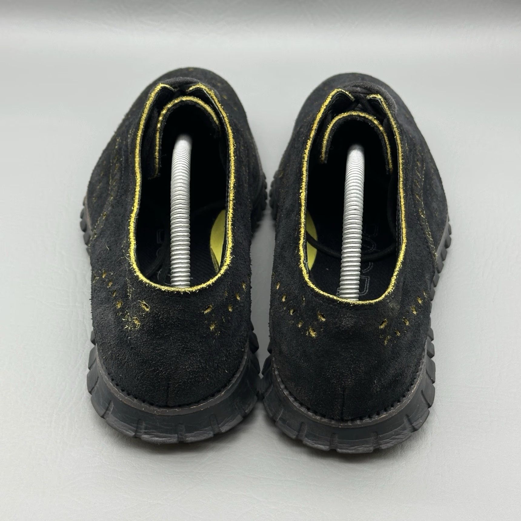 Cole Haan Cole Haan Grand OS Mens Size 10.5 M Black Suede Wingtip Oxford Sneaker C22035 Size US 11 / EU 44 - 3 Thumbnail