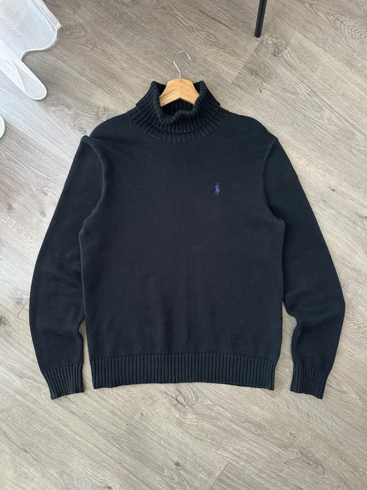 Polo Ralph Lauren Vintage Polo Ralph Lauren Black Sweater Size US S / EU 44-46 / 1 - 2 Thumbnail