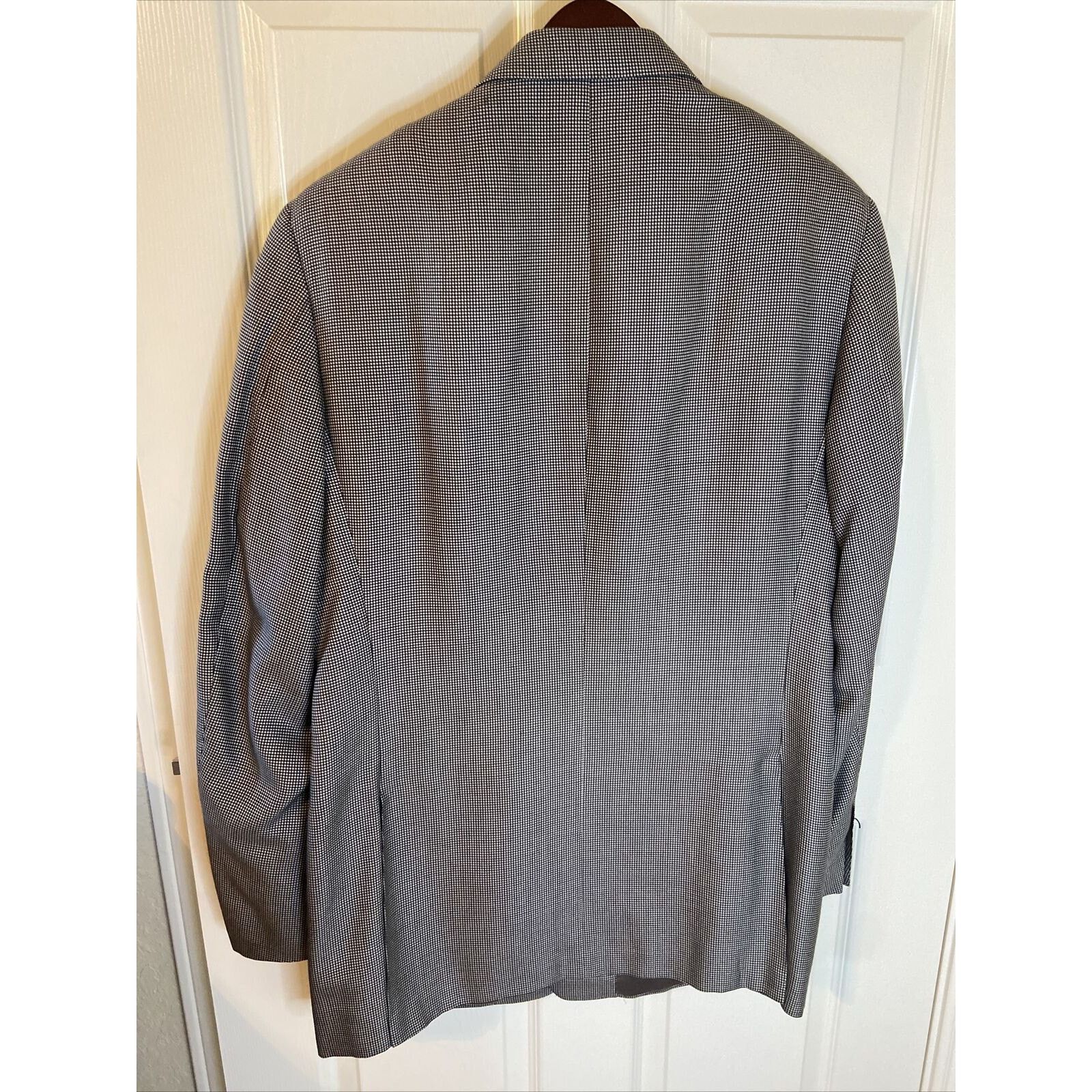 Canali Canali Men’s Black White Dot Pattern Sport Coat 44L/54L Size 44L - 8 Thumbnail