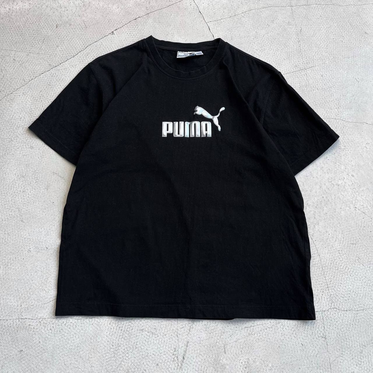 Puma × Vintage Puma Vintage 1990’ Metallic Logo Tee Size US XL / EU 56 / 4 - 1 Thumbnail