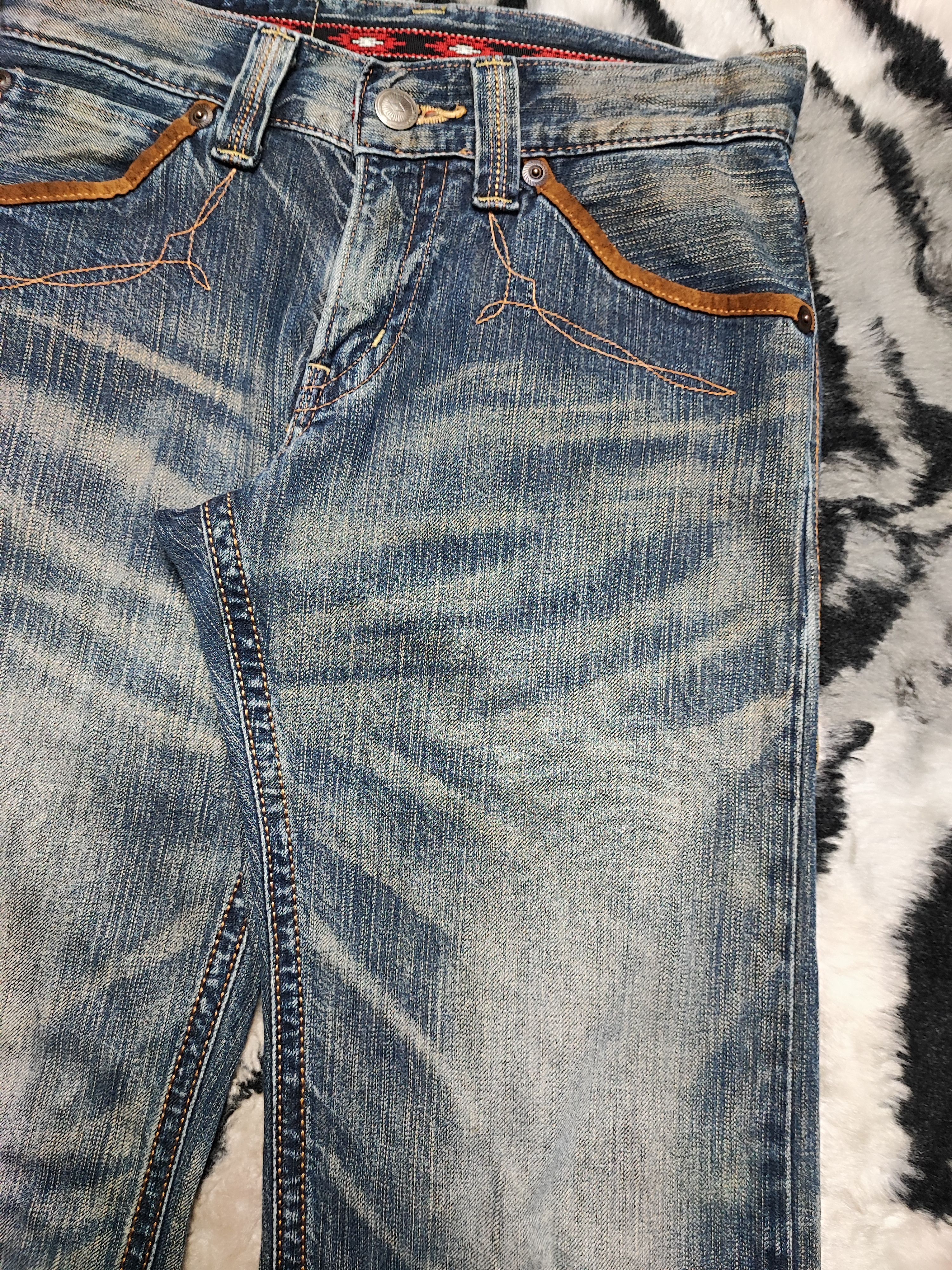 Edwin Edwin XV Vintage Rusty Distress Faded Size US 28 / EU 44 - 6 Thumbnail