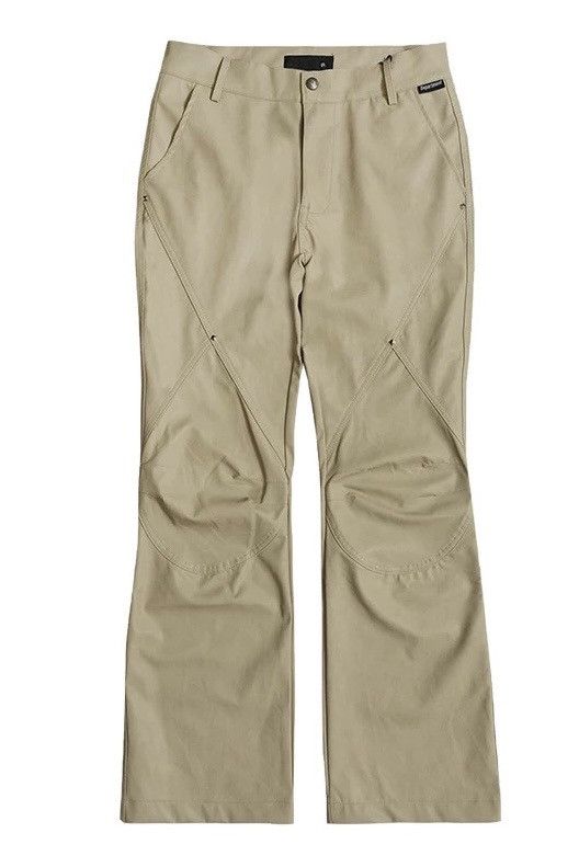 Japanese Brand × Vintage Avant garde studded pu leather flare pants Size US 28 / EU 44 - 8 Thumbnail