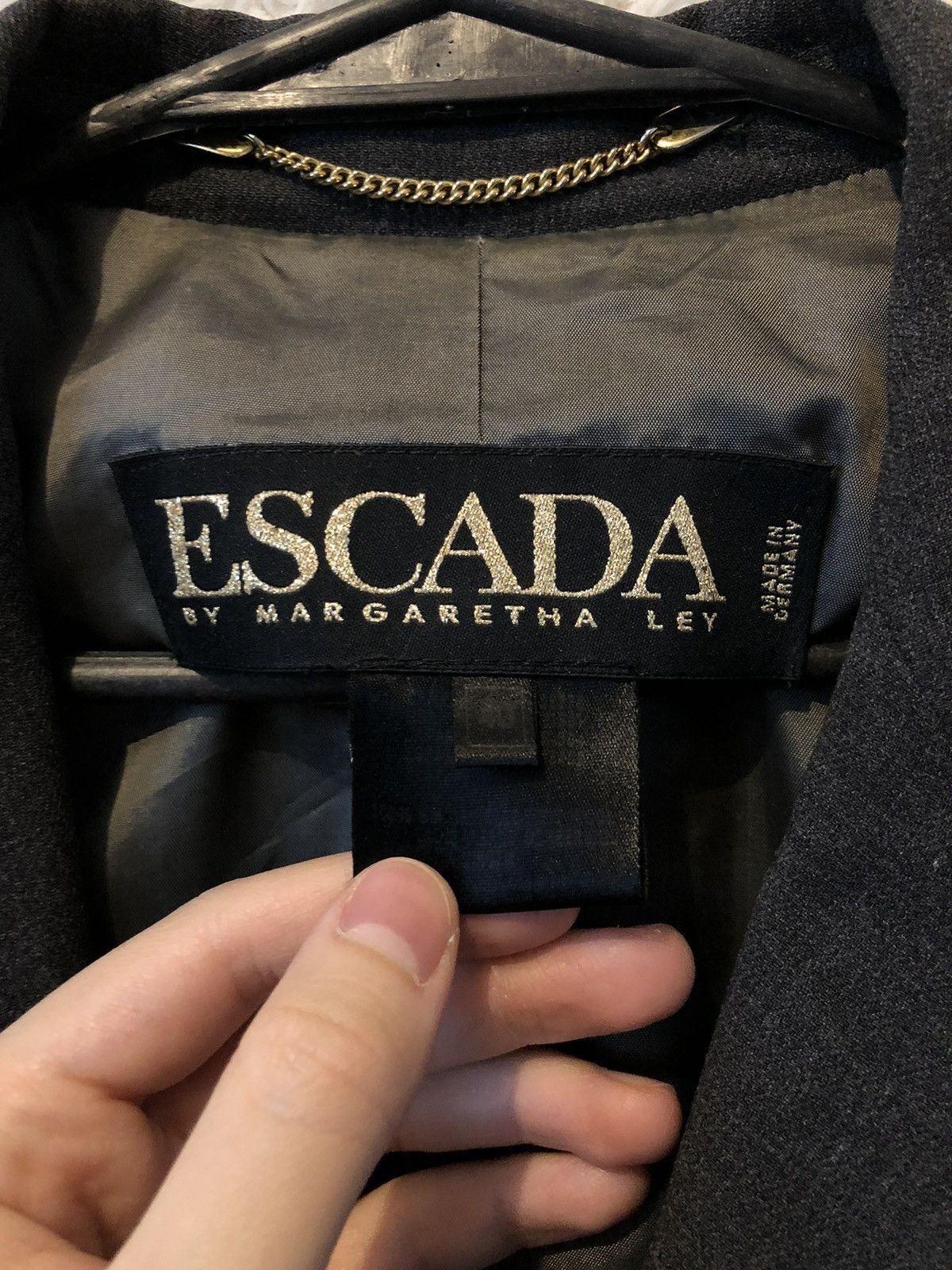 Escada Blazer Escada By Margaretha Ley wool Size L / US 10 / IT 46 - 3 Thumbnail