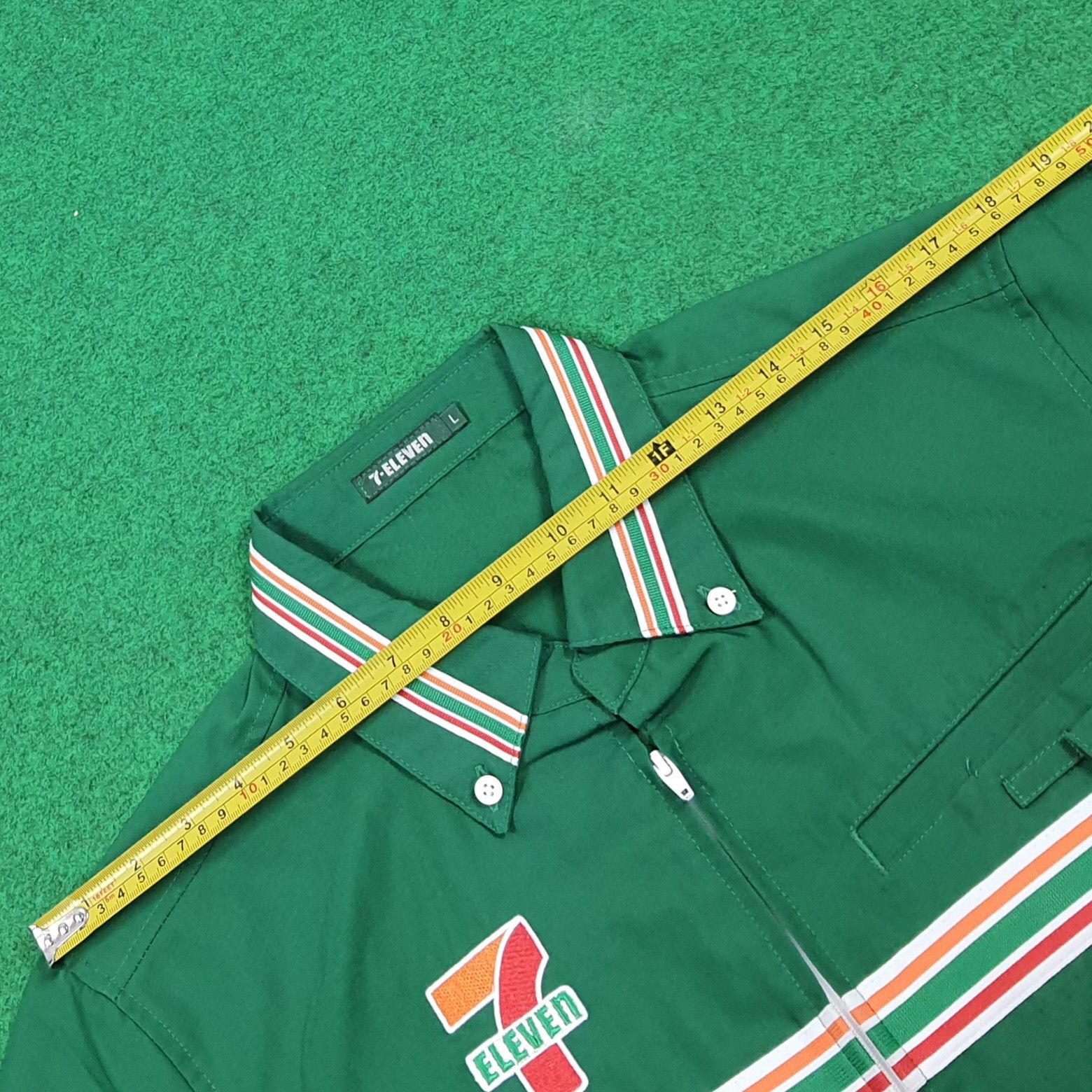 Japanese Brand Vintage 7-Eleven Japan Worker Uniform Zipper Jacket E1A20 Size US M / EU 48-50 / 2 - 8 Thumbnail