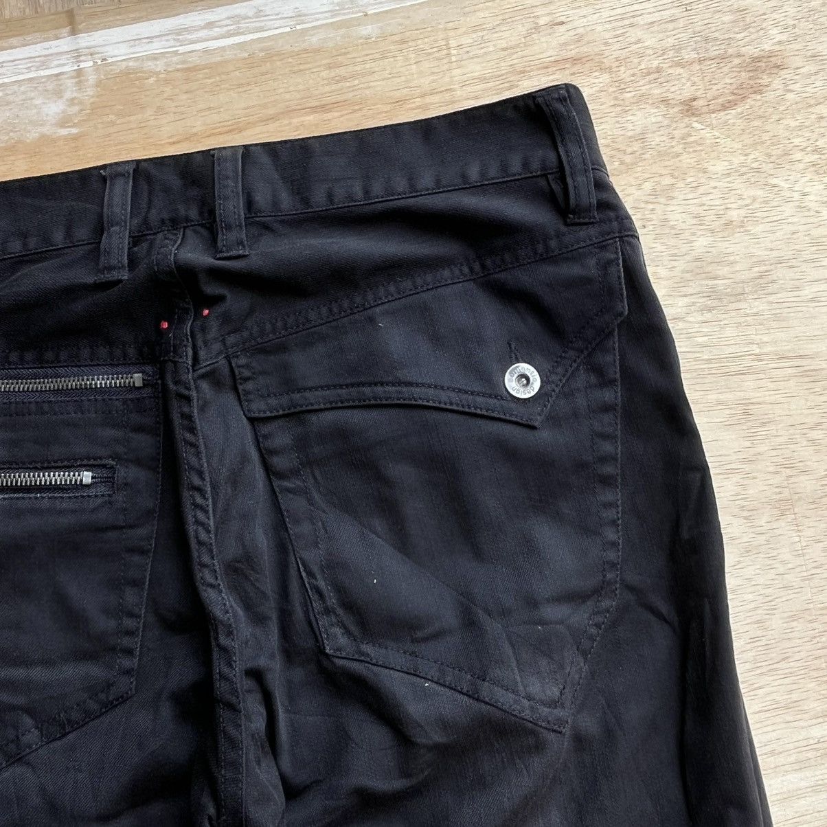 semanticdesign SEMANTIC DESIGN FADED STRETCH BOOT CUT JAPANESE BRAND Size US 32 / EU 48 - 9 Thumbnail