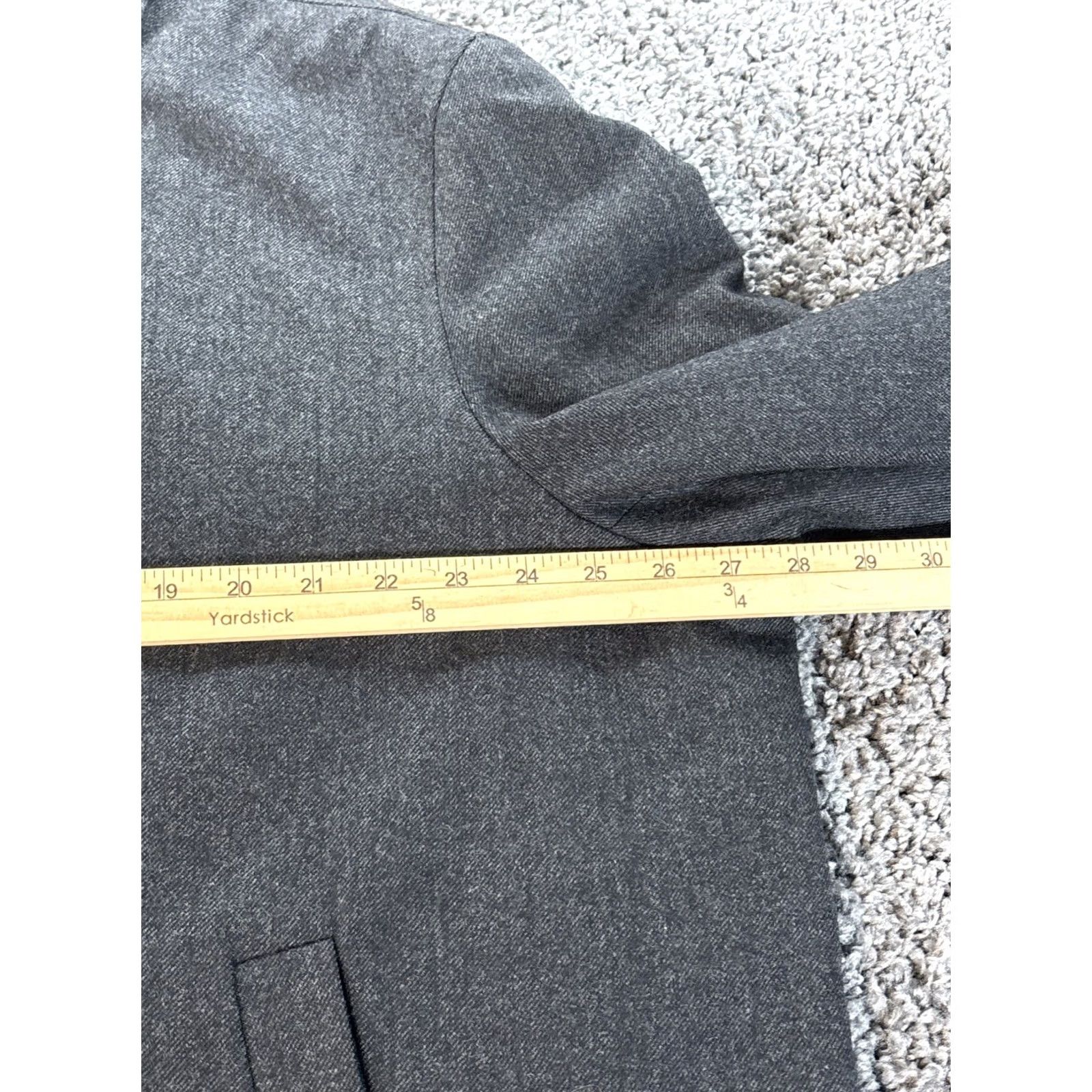 Brooks Brothers Brooks Brothers Brookstorm Mens XL Black Wool Long Coat Loro Piana Storm Overcoat Size US XL / EU 56 / 4 - 3 Thumbnail