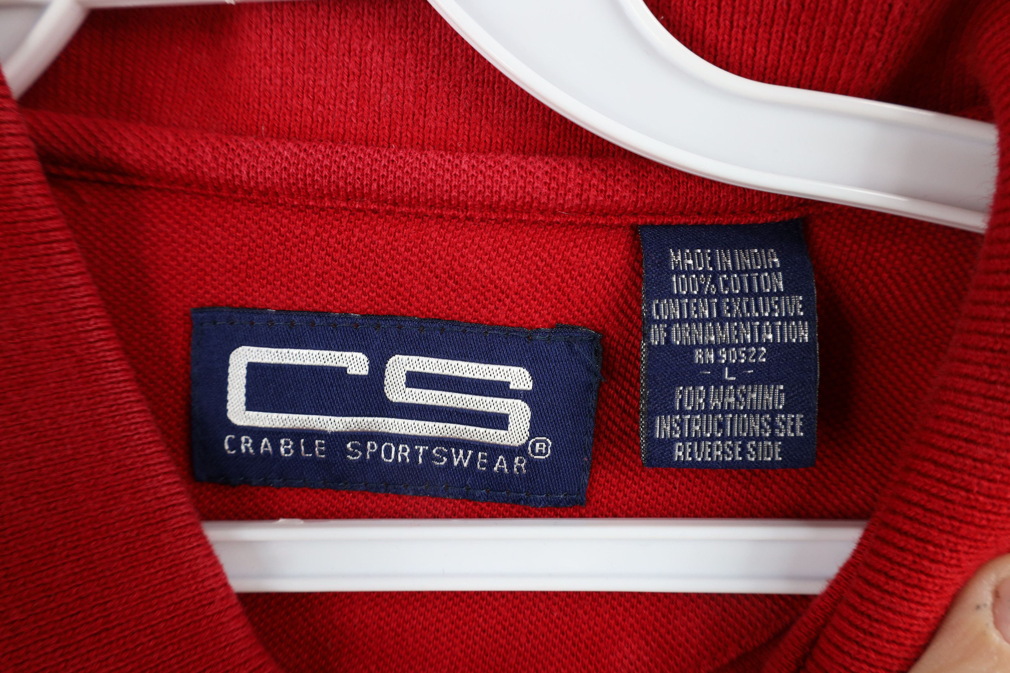Vintage Vintage 90s Out Ohio State University Golf Polo Shirt Red Size US L / EU 52-54 / 3 - 5 Thumbnail