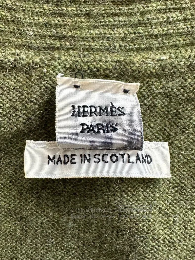 Hermes Hermes Solid v-neck cashmere single-breasted long cardigan Size XS / US 0-2 / IT 36-38 - 8 Thumbnail