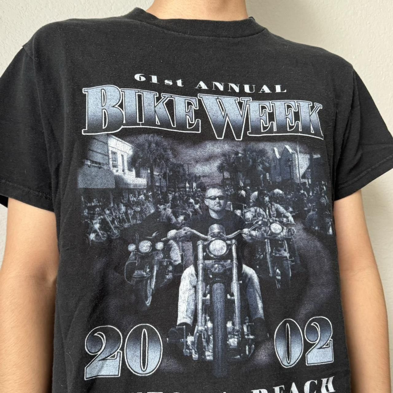 Vintage Vintage 2002 Daytona Sturgis Bike Week Graphics Black Shirt Size US M / EU 48-50 / 2 - 3 Thumbnail