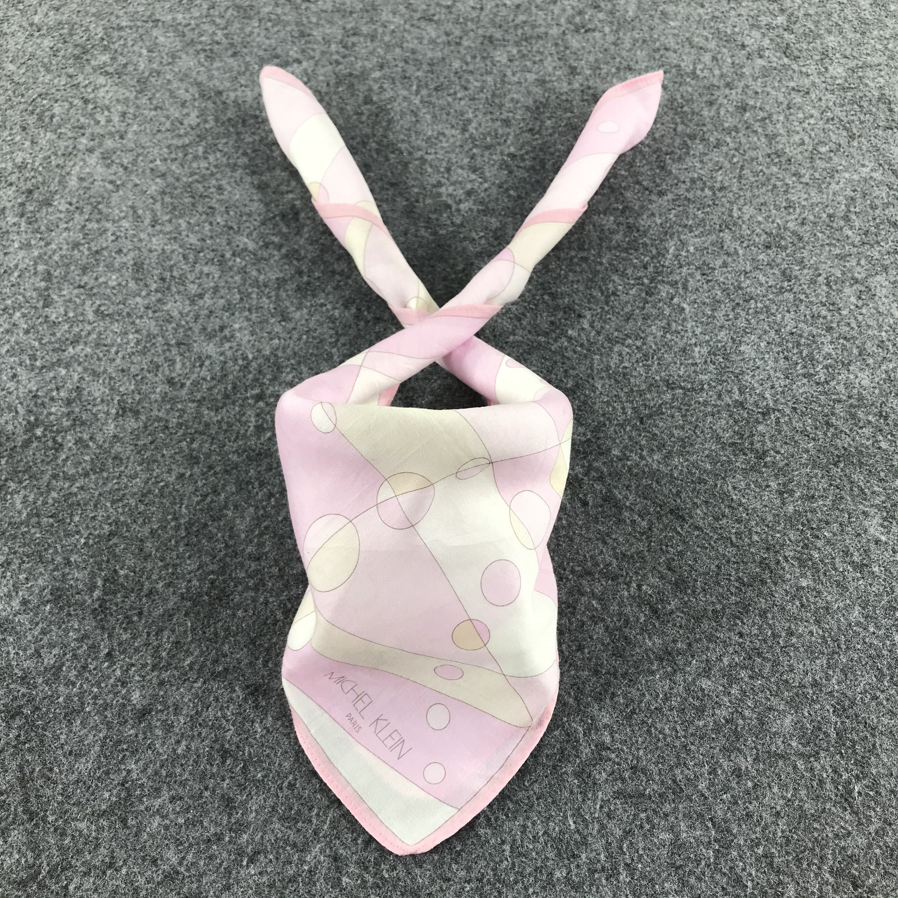 Michel Klein × Vintage Michel Klein Abstract Handkerchief Bandana SCT061 Size ONE SIZE - 2 Thumbnail