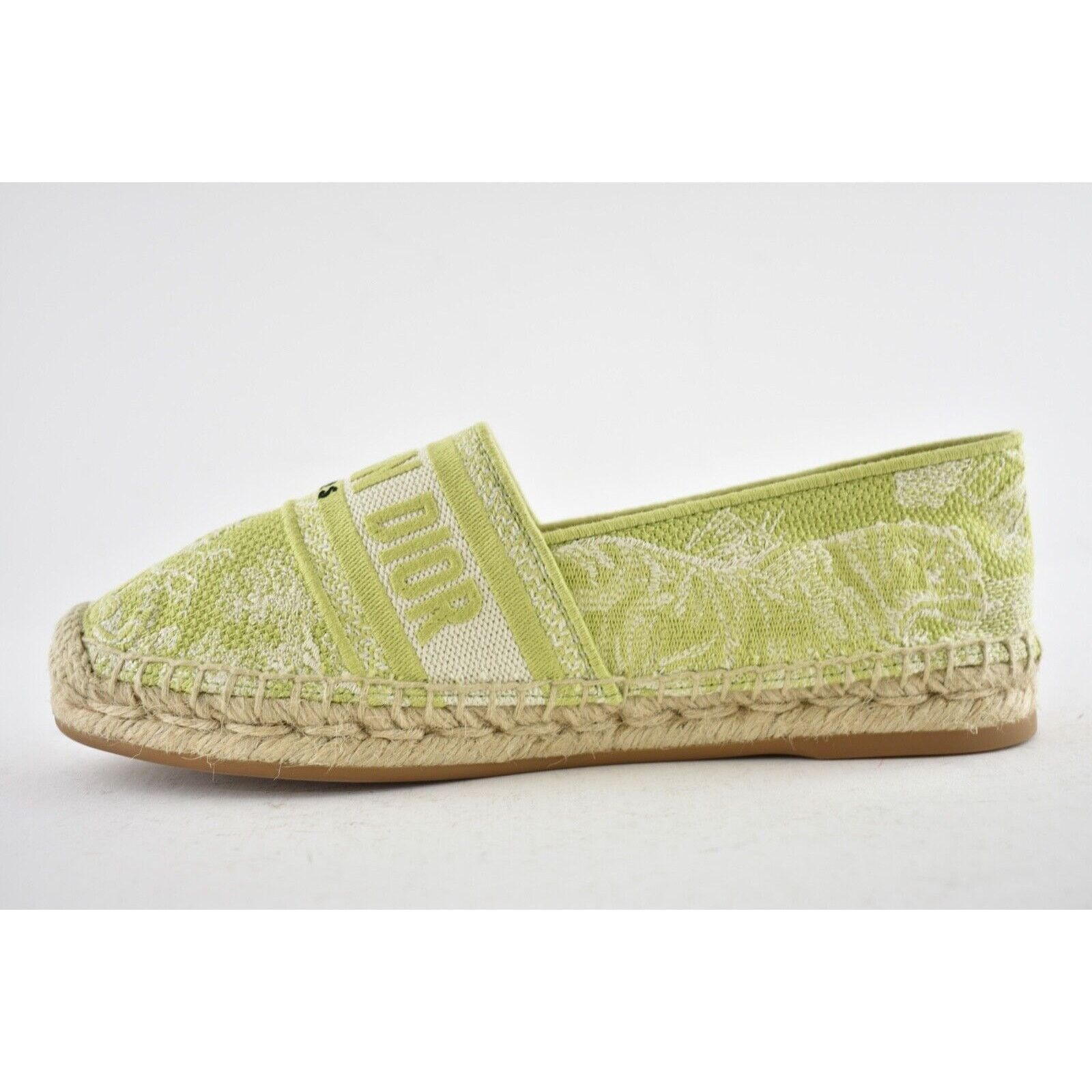 Dior Granville Toile De Jouy Embroidered Espadrille Flat 41.5 Size US 11.5 / IT 41.5 - 10 Thumbnail