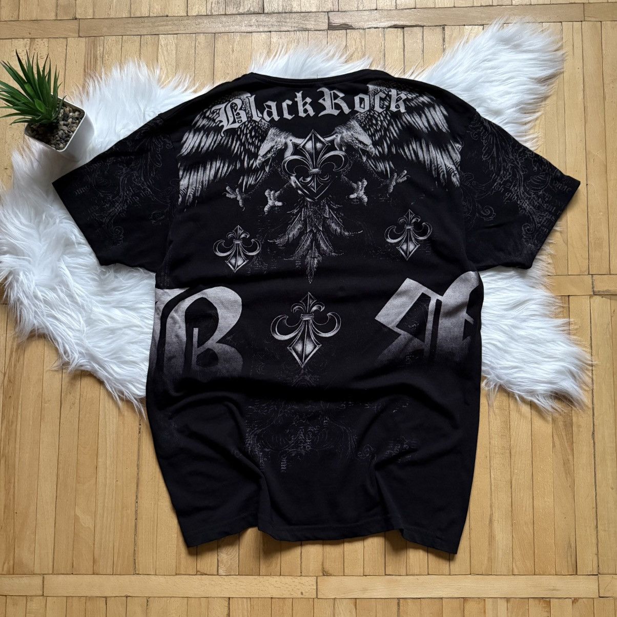 Affliction 📌 Crazy Black Rock Y2K Gothic Skull T-Shirt Affliction vibe Size US M / EU 48-50 / 2 - 8 Thumbnail