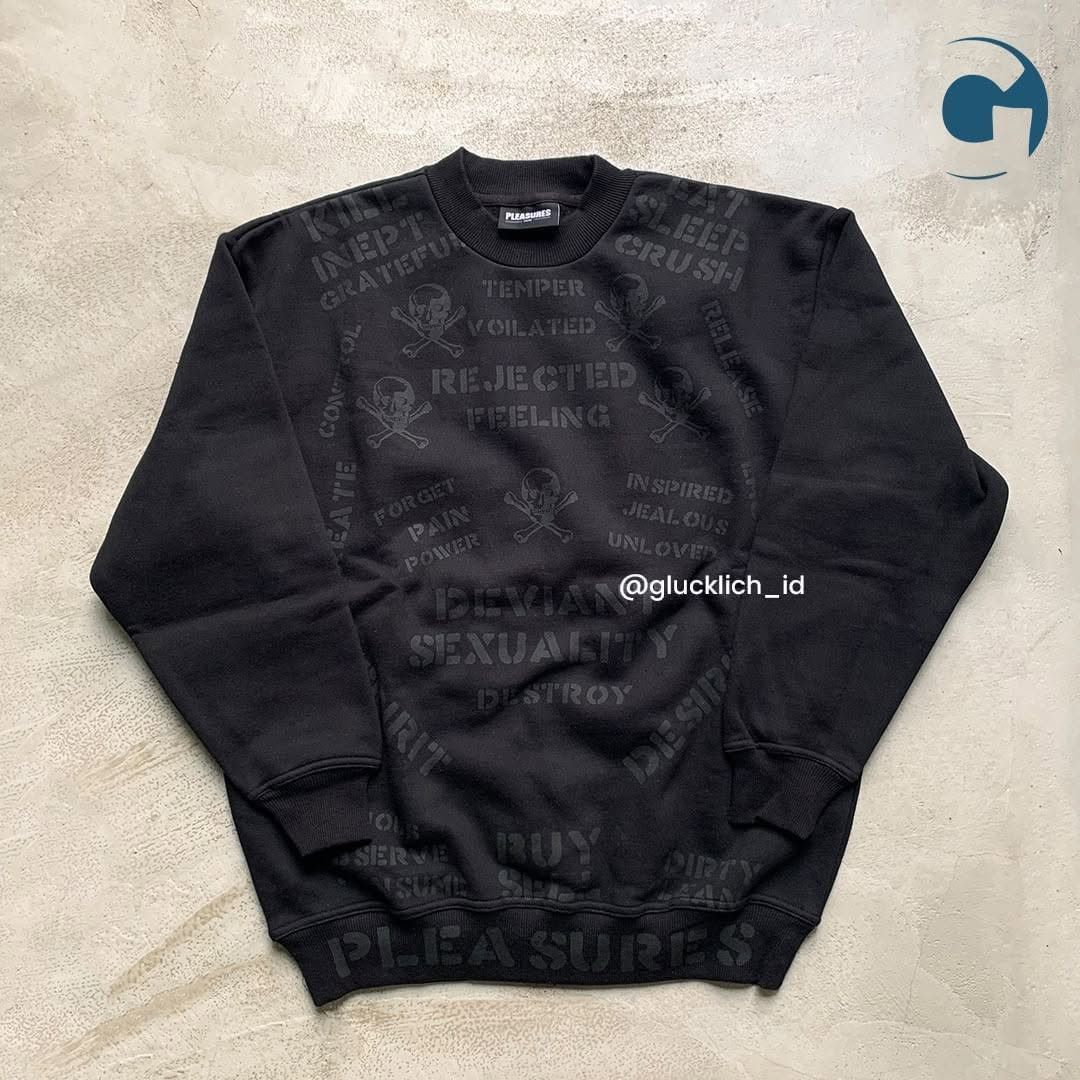 Pleasures Pleasures, Crush Crew Sweat in Black Size US S / EU 44-46 / 1 - 3 Thumbnail