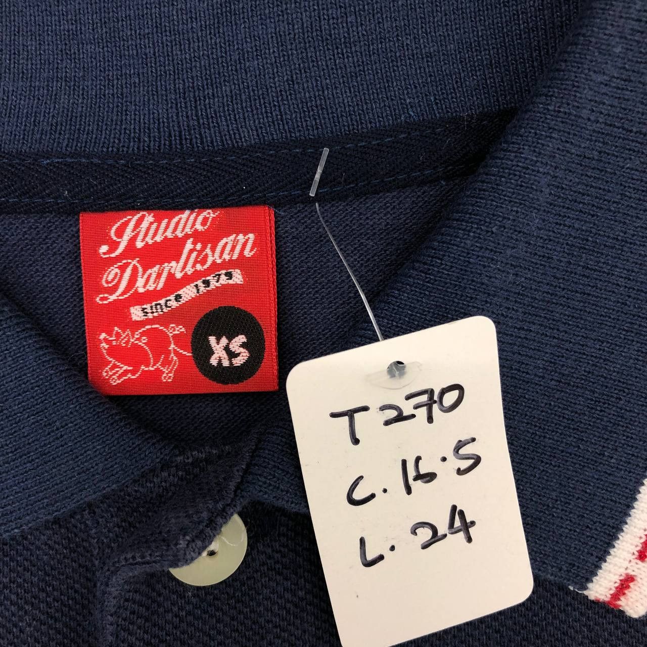 Studio D'Artisan T270 STUDIO D'ARTISAN POLO SHIRTS Size US XS / EU 42 / 0 - 4 Thumbnail