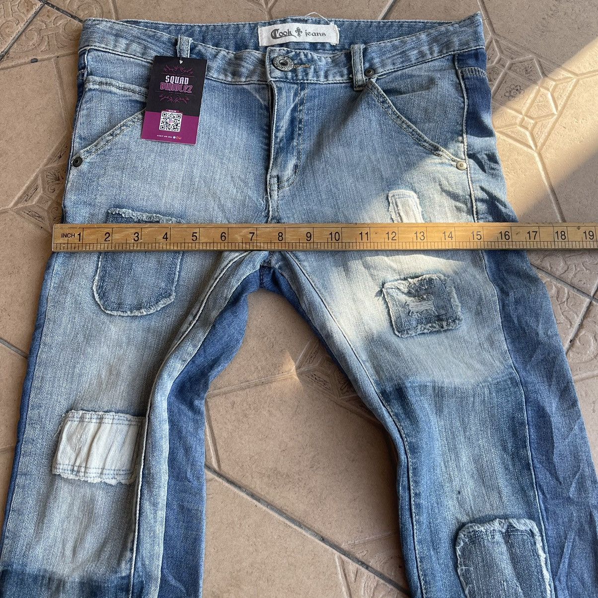 Designer × Japanese Brand Jeans Patchwork Cook Jeans Sim Fit Size 30’ Size 30" / US 8 / IT 44 - 14 Thumbnail