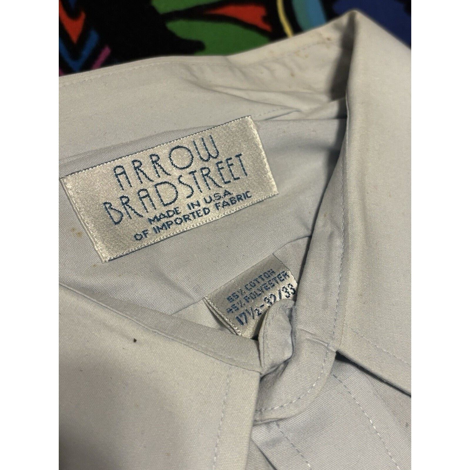 Other Vintage Deadstock 60s Arrow Bradstreet 17 1/2 dress shirt Size US S / EU 44-46 / 1 - 4 Thumbnail