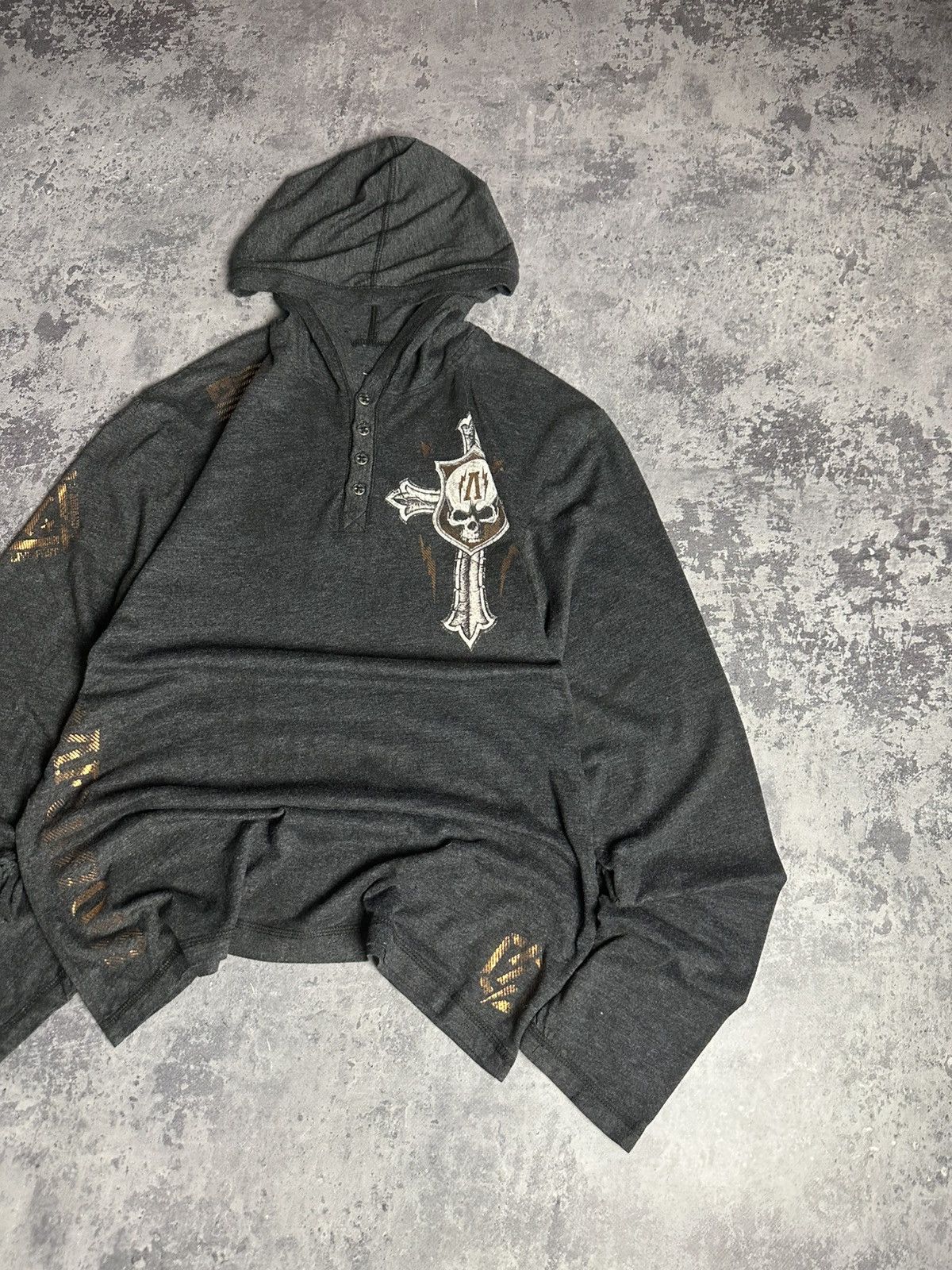 Affliction Crazy rare cyber y2k affliction longsleeve shirt Size US S / EU 44-46 / 1 - 7 Thumbnail