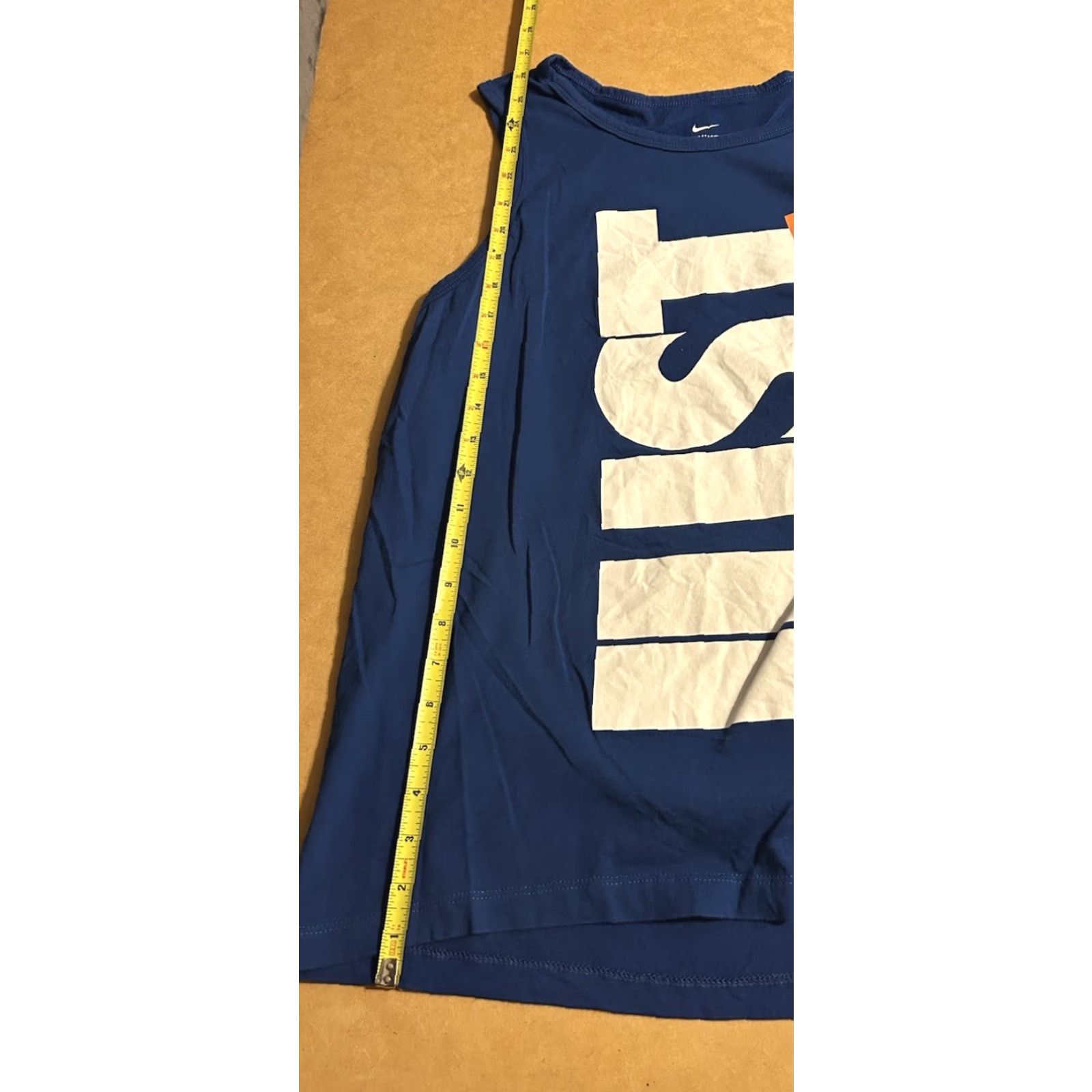 Nike Nike Tank Top Just Do It Men L Blue Double Sided Big Script The Nike Tee Size US L / EU 52-54 / 3 - 3 Thumbnail
