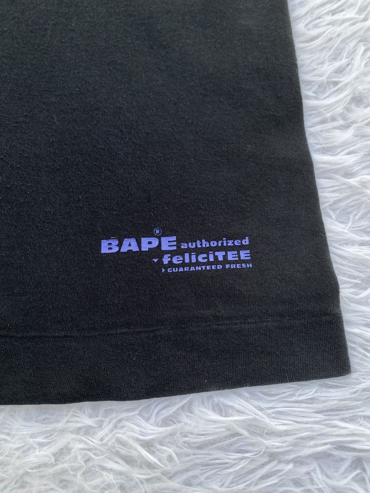 Bape Rare Vintage A Bathing Ape Black Tshirt Ideograph Size US M / EU 48-50 / 2 - 20 Thumbnail