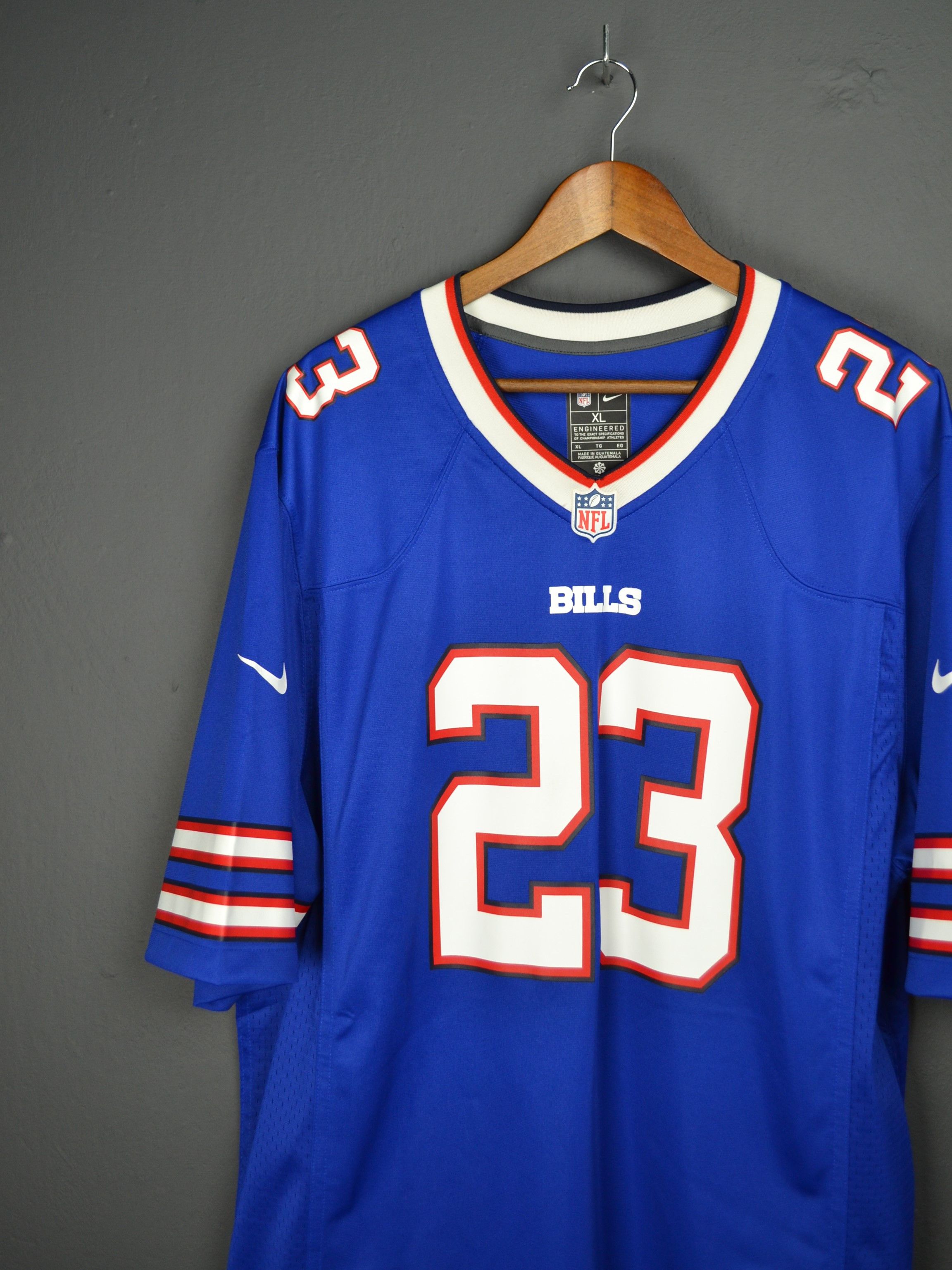 Nike Nike Micah Hyde Royal Buffalo Bills Game Player Jersey XL Size US XL / EU 56 / 4 - 3 Thumbnail