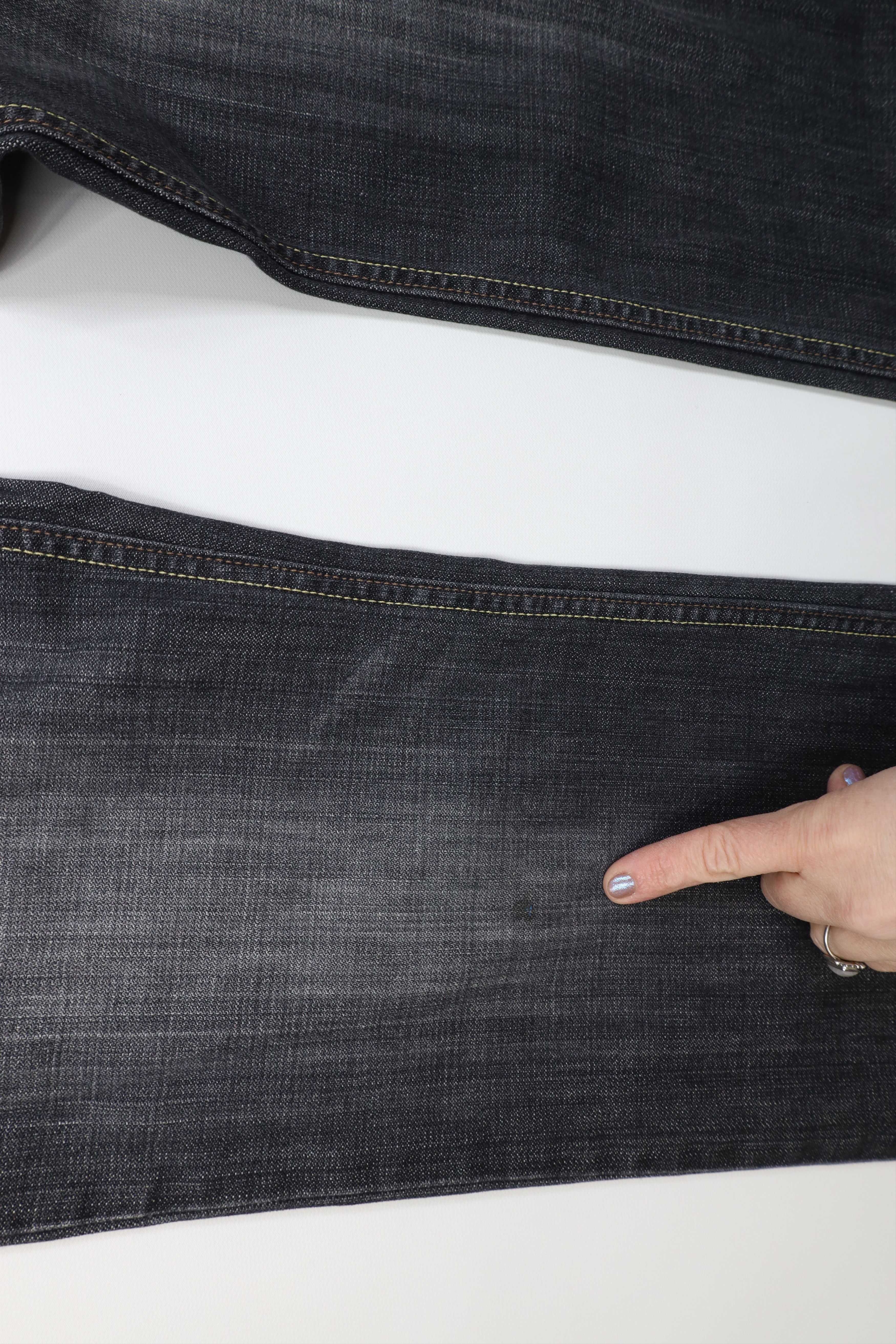 Banana Republic Vintage Y2K Banana Republic Wide Leg Denim Jeans Black Size US 34 / EU 50 - 6 Thumbnail