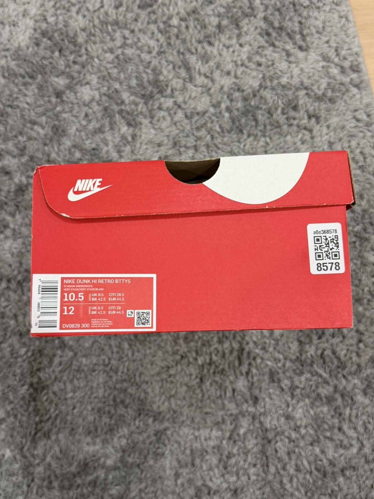Nike Nike Dunk High Retro BTTYS Stadium Green White 10.5 Size US 10.5 / EU 43-44 - 7 Thumbnail