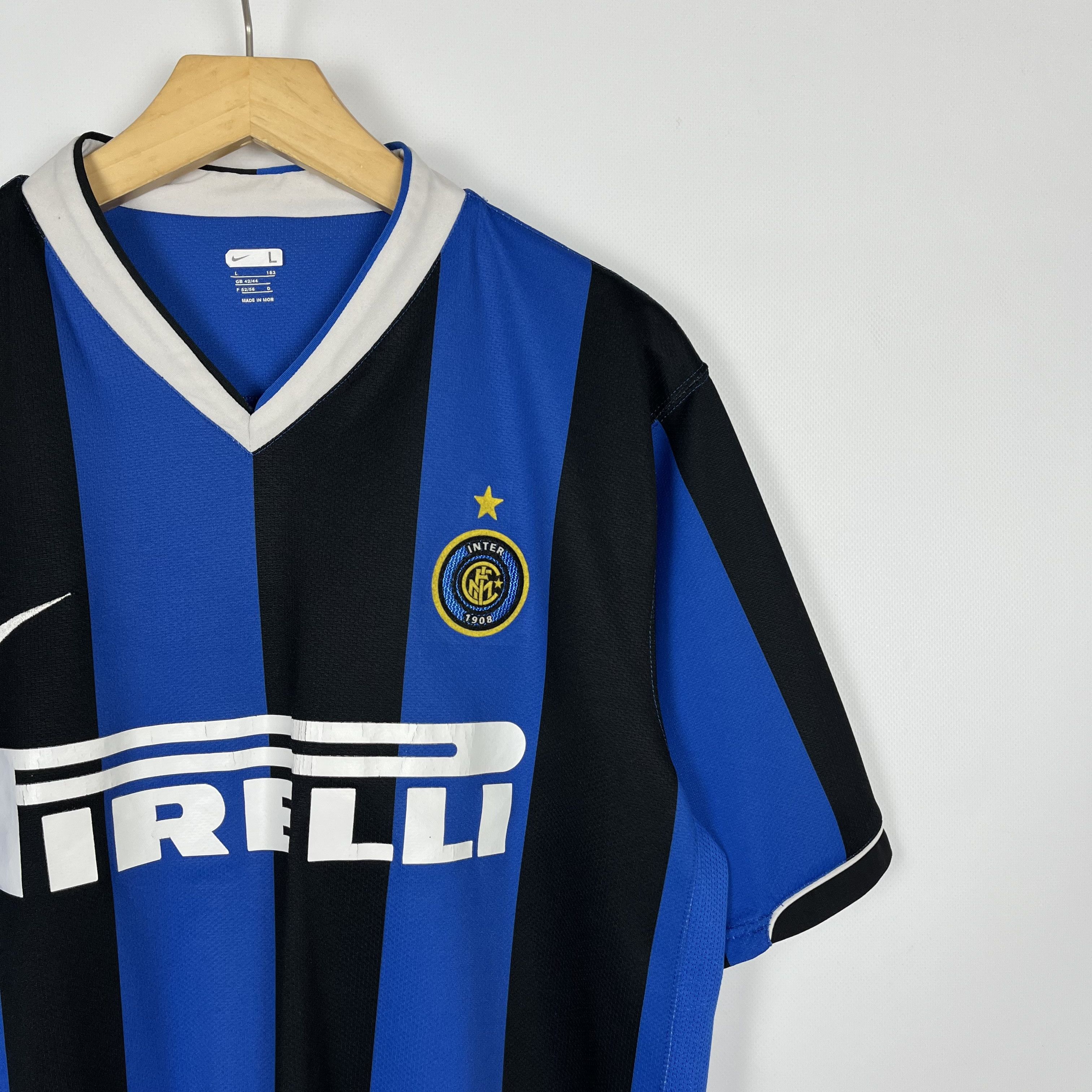 Nike Vintage Nike Inter Milan Home Soccer Jersey 2006/2007 Size US L / EU 52-54 / 3 - 2 Thumbnail