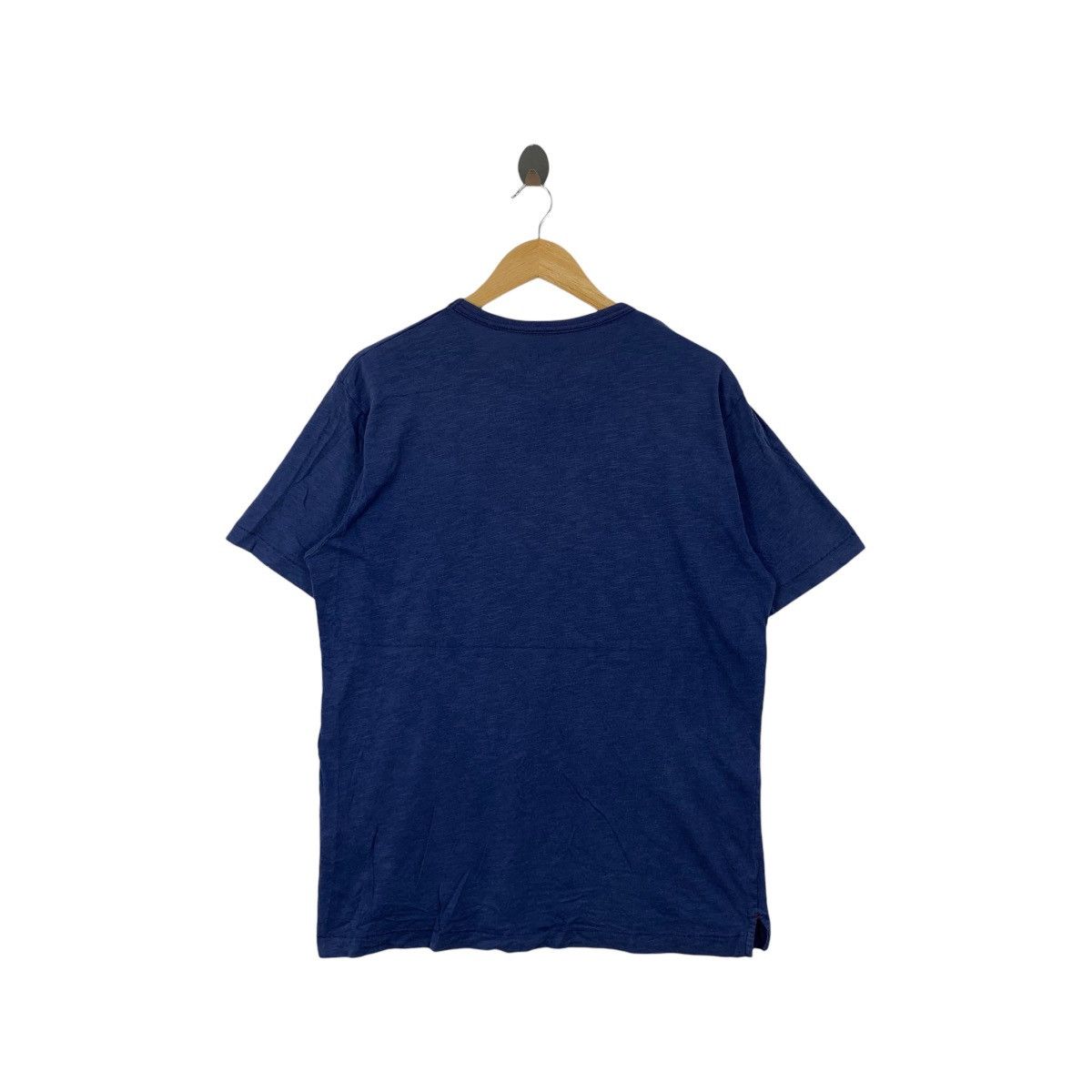 Uniqlo UNIQLO x HOKUSAI BLUE Japan Traditional Heron Bird Tee Shirt Size L / US 10 / IT 46 - 5 Thumbnail