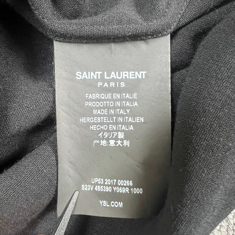 Yves Saint Laurent Saint Laruent size 39 17 FW black scale rhinestone organ sh Size US M / EU 48-50 / 2 - 5 Thumbnail