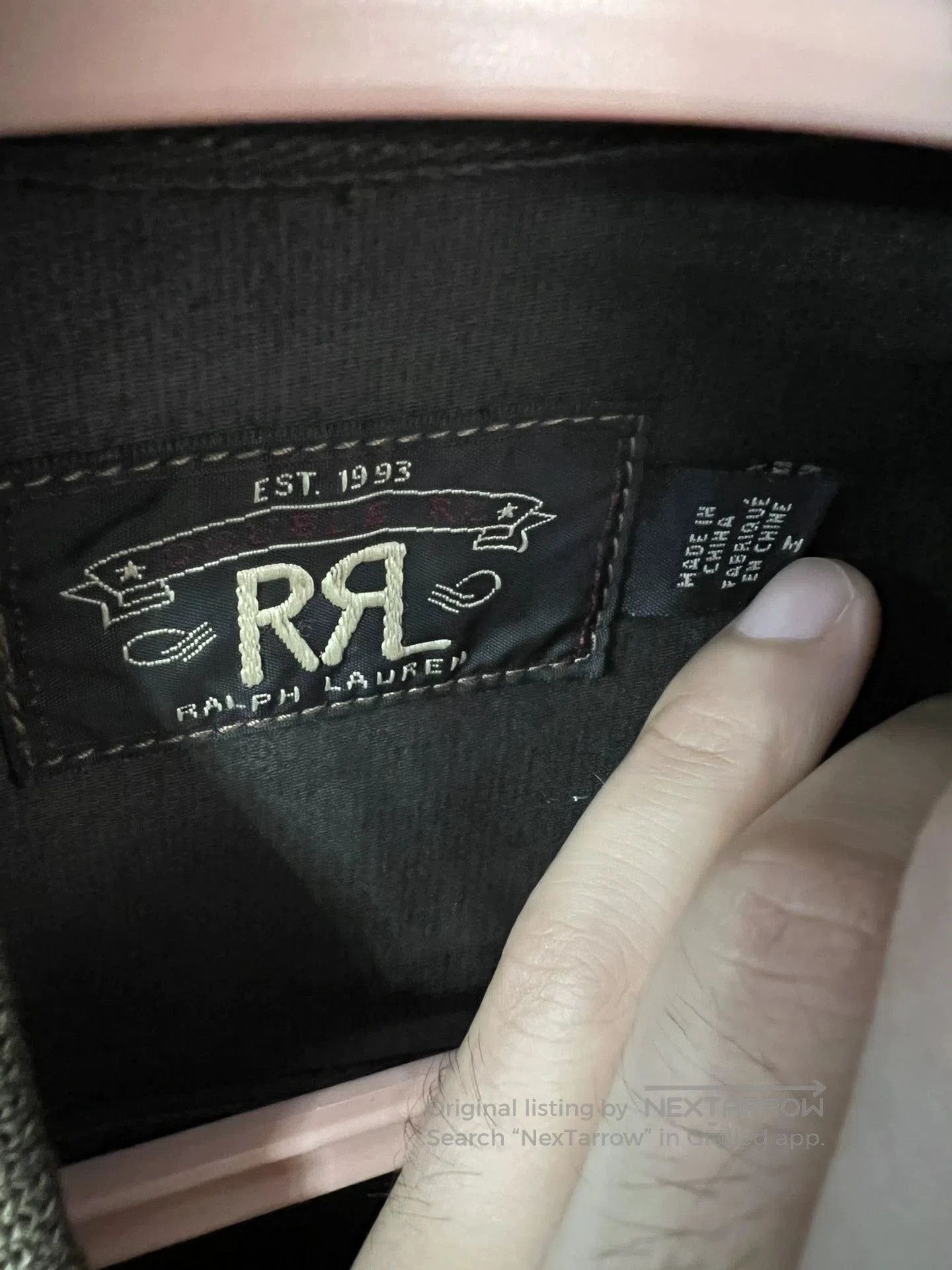 RRL Ralph Lauren vintage rrl baseball jacket in gray. Size US M / EU 48-50 / 2 - 2 Thumbnail