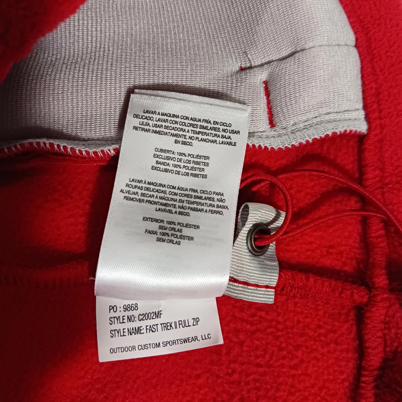 Columbia Columbia Fast Trek II Fleece Full Zip Red Jacket Mens M Size US M / EU 48-50 / 2 - 4 Thumbnail