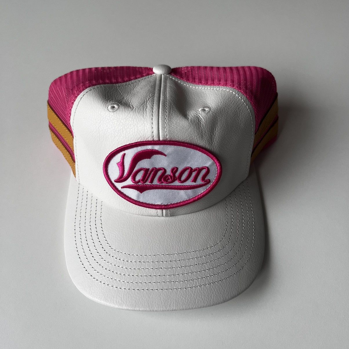 Supreme x Vanson Leathers Mesh Back ピンク Supreme x Vanson Leathers Mesh Back ピンク - メルカリ
