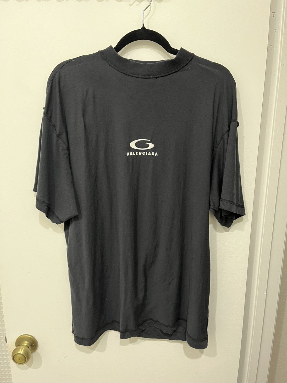 Balenciaga inside out Loops sport icon logo t shirt