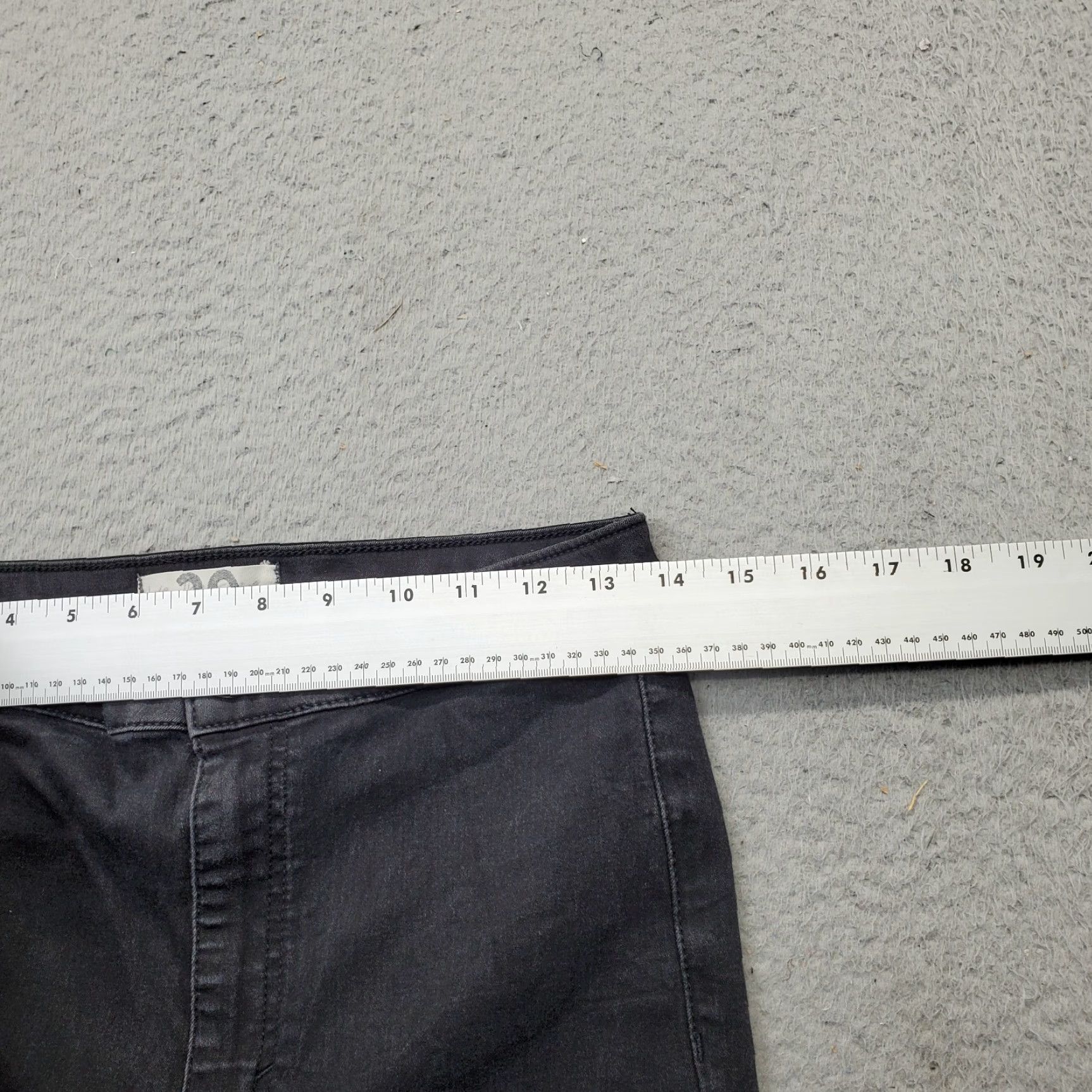 Vintage We The Free Skinny Jeans Women's 30 Black Denim Stretchy Ankle Slit Flat Front Jeans Size 30" / US 8 / IT 44 - 5 Thumbnail