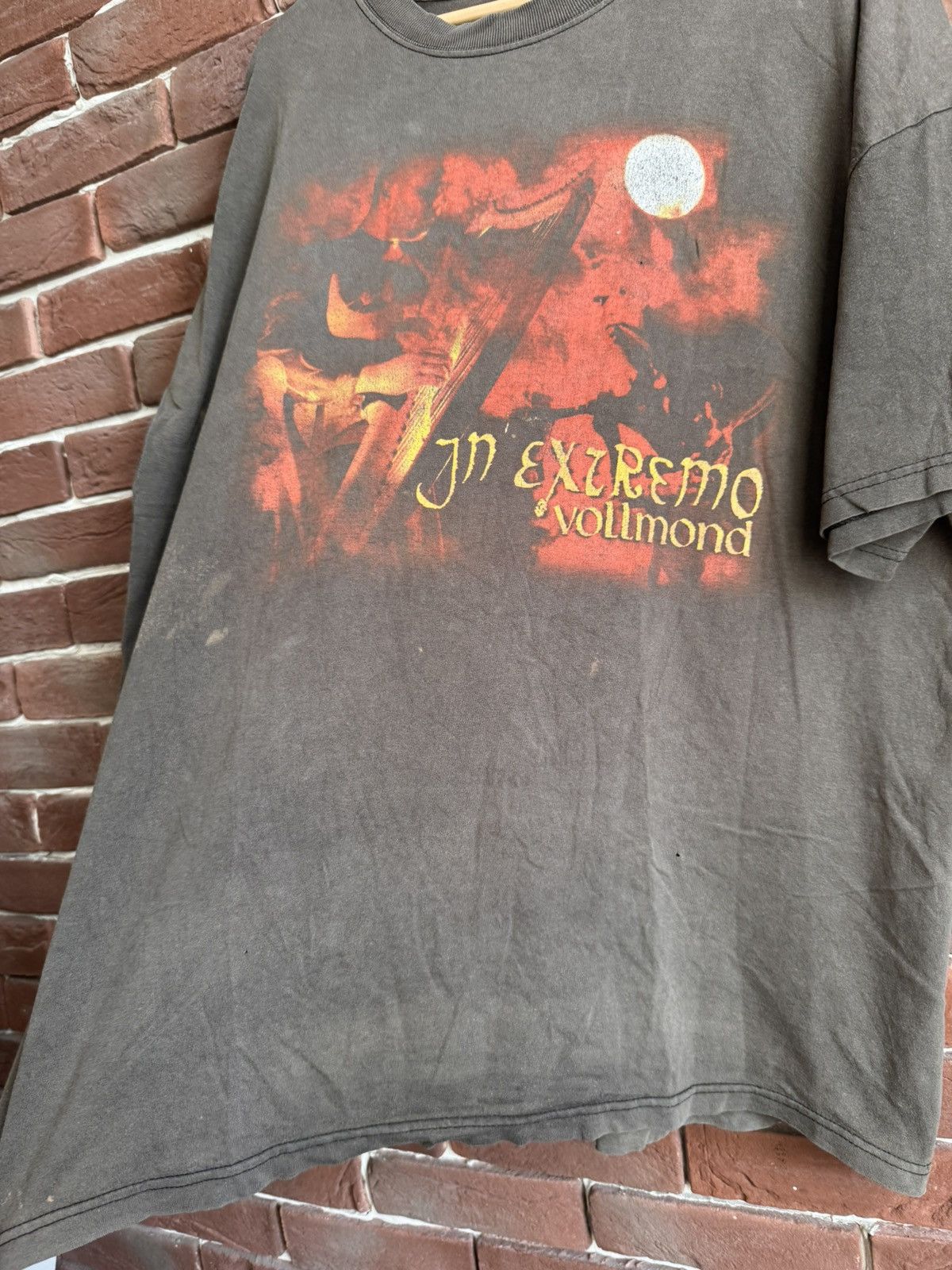 Band Tees Vintage 2001 In Extremo Vollmond Folk Metal Punk Washed Size US XL / EU 56 / 4 - 9 Thumbnail