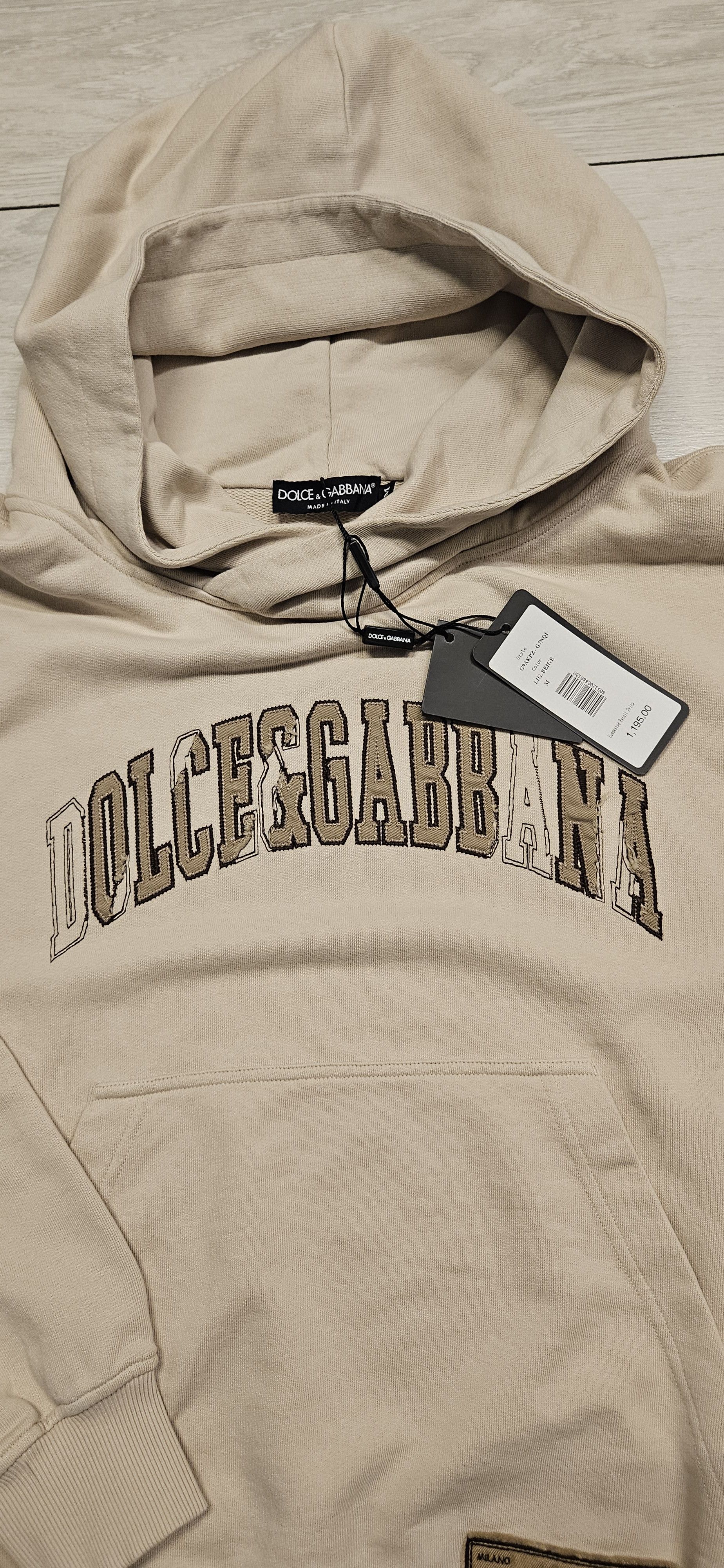 Dolce & Gabbana Logo Cotton Hoodie Size US M / EU 48-50 / 2 - 2 Thumbnail