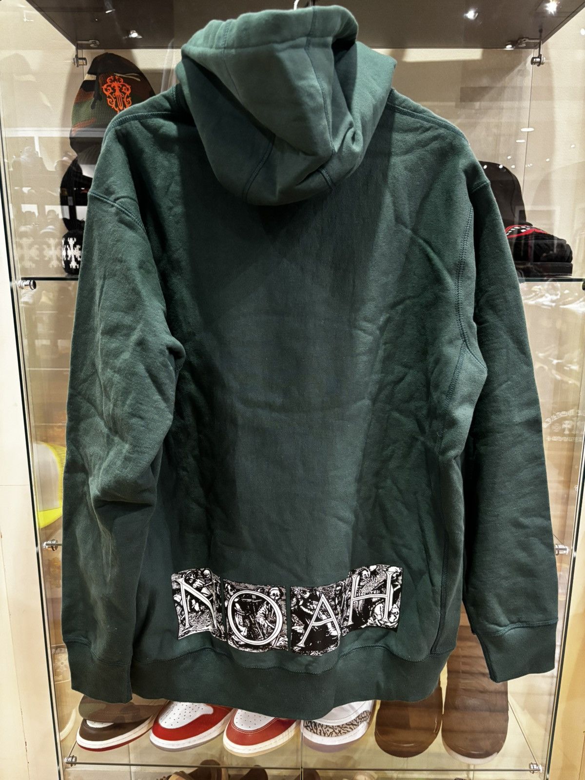 Noah Noah Jolly Roger hoodie - green Size US XXL / EU 58 / 5 - 3 Thumbnail
