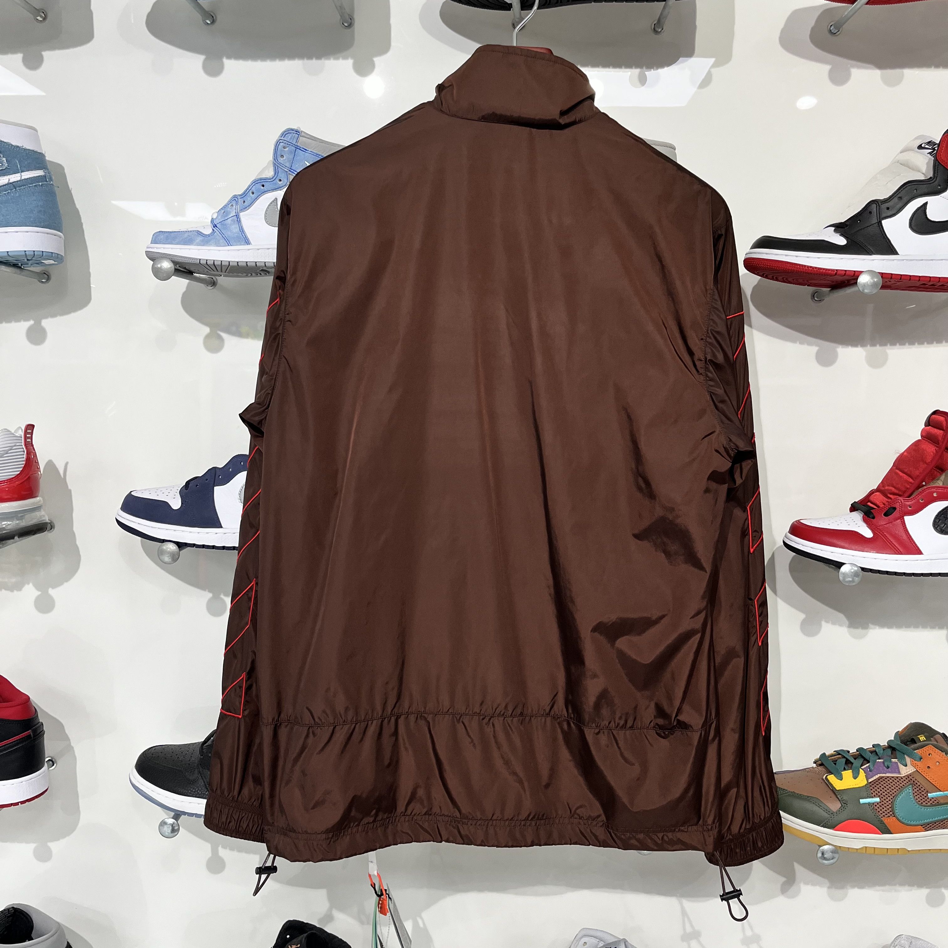 Off-White Off White Zip Up Funnel Jacket Brown/Red Size US M / EU 48-50 / 2 - 2 Thumbnail