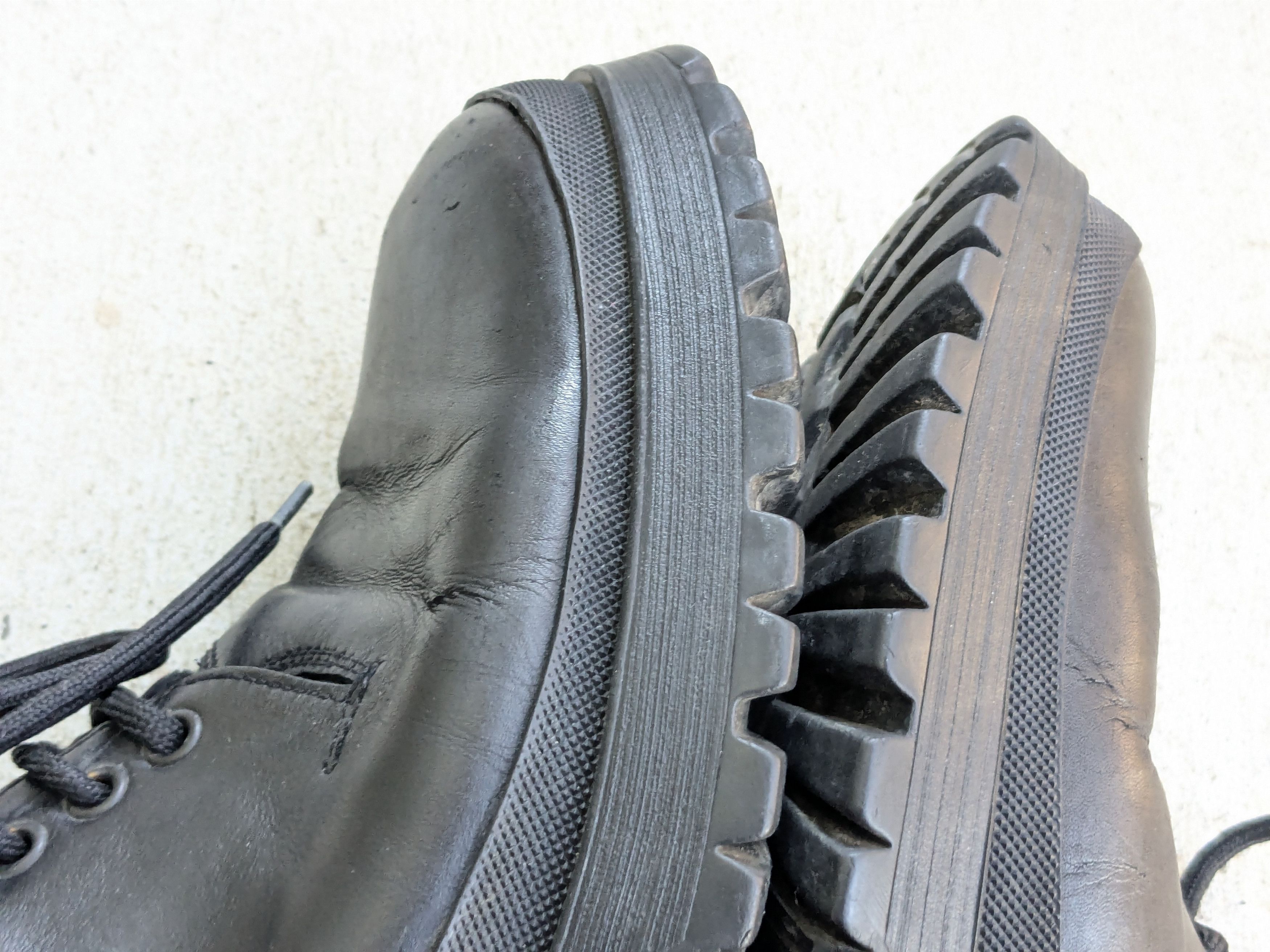 Prada Prada Shoes Black 10 Leather Rubber Chunky Lace Up Y2K Size US 10 / EU 43 - 10 Thumbnail