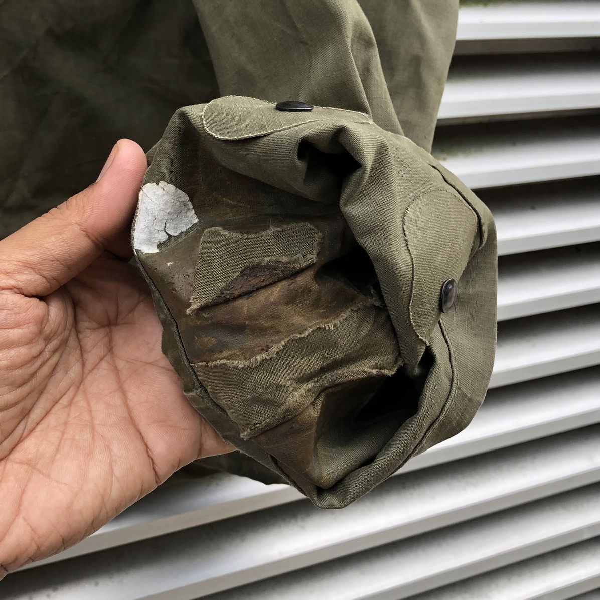 Vintage VTG USArmy Vietnam Era Wet Weather Thrashed Distressed Parka Size US M / EU 48-50 / 2 - 18 Thumbnail