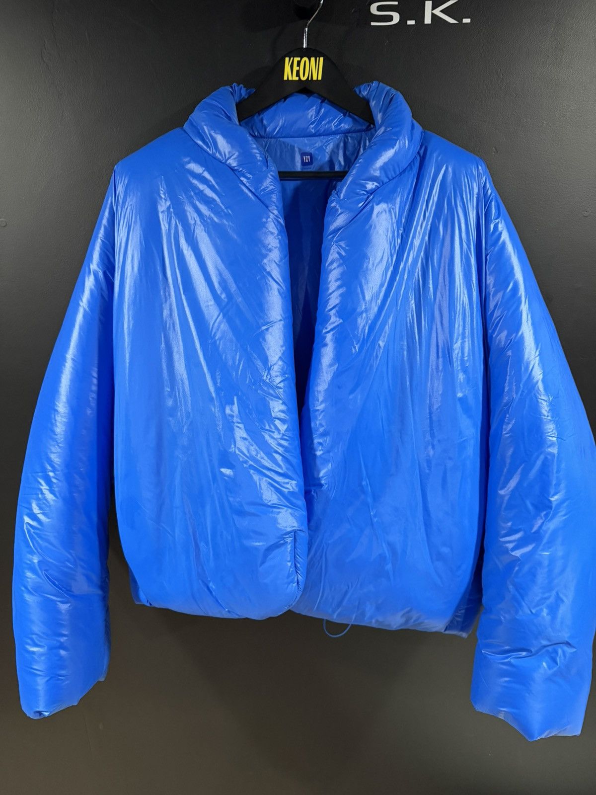 Gap × Yeezy Yeezy Gap Kanye West Ye by Balenciaga Blue Round Jacket M Size US M / EU 48-50 / 2 - 2 Thumbnail