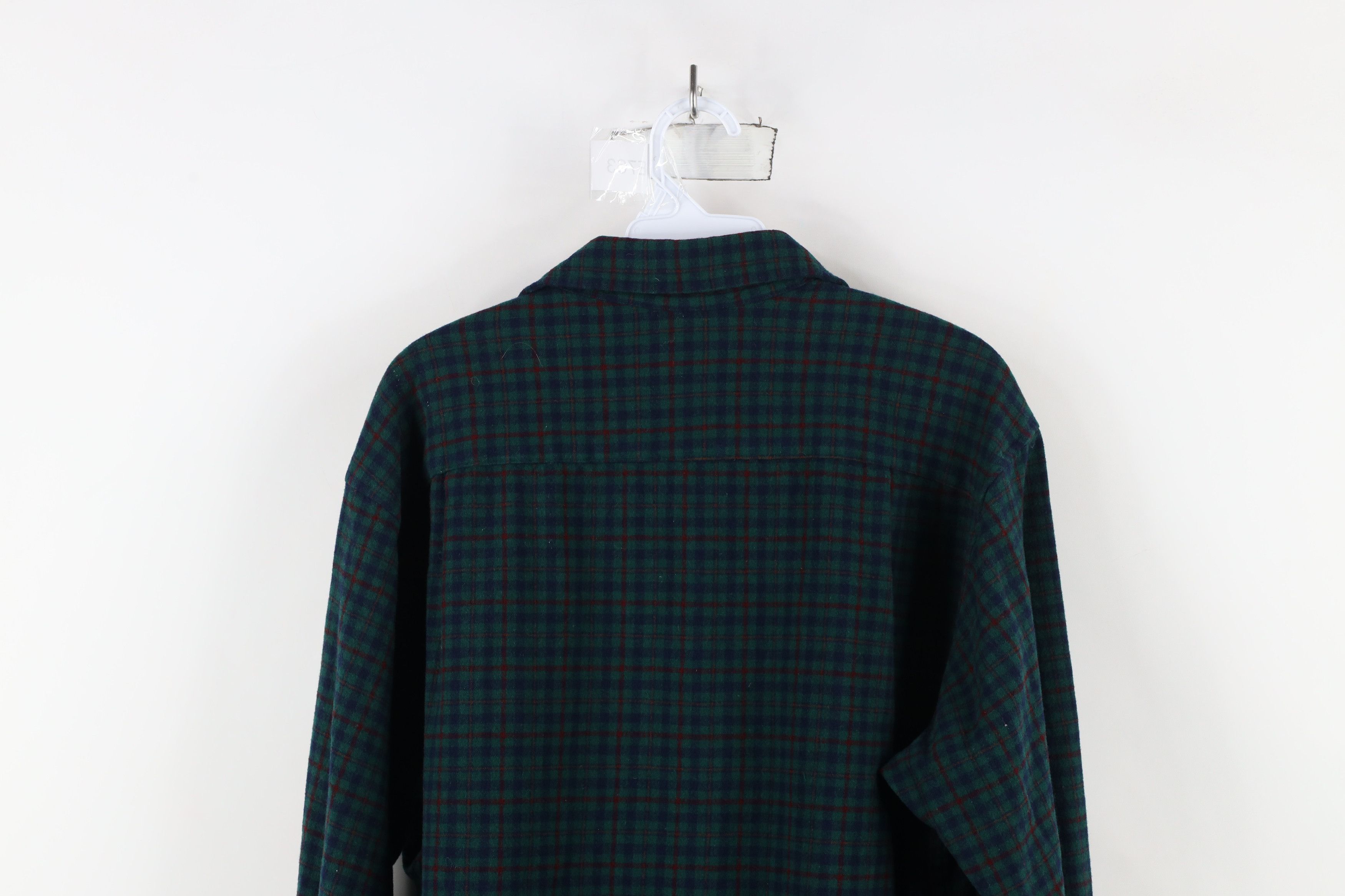 Pendleton × Vintage Vintage 90s Pendleton Wool Board Button Shirt Plaid USA Size US L / EU 52-54 / 3 - 11 Thumbnail