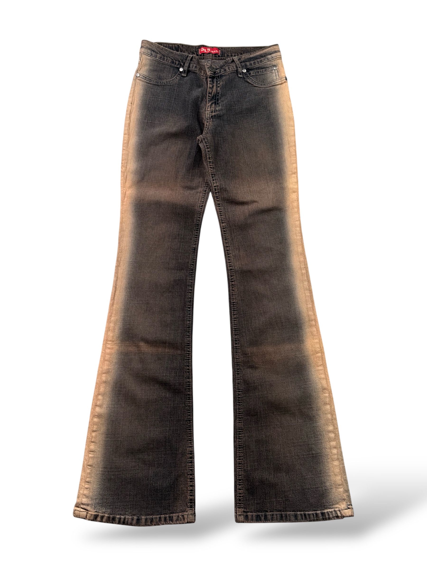 Japanese Brand Vintage Faded Flare Jeans W437(V9) Size 25" / US 0 / IT 36 - 1 Thumbnail