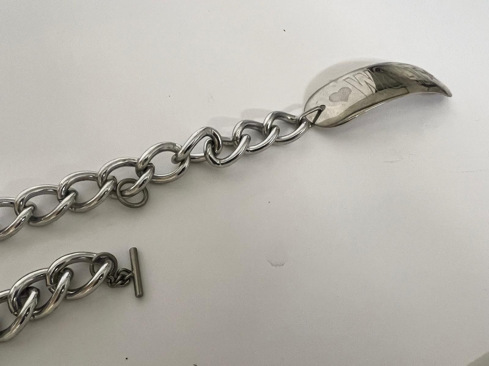 Walter Van Beirendonck 🩶 W&LT Silver Chain Belt — Archive Size ONE SIZE - 2 Thumbnail