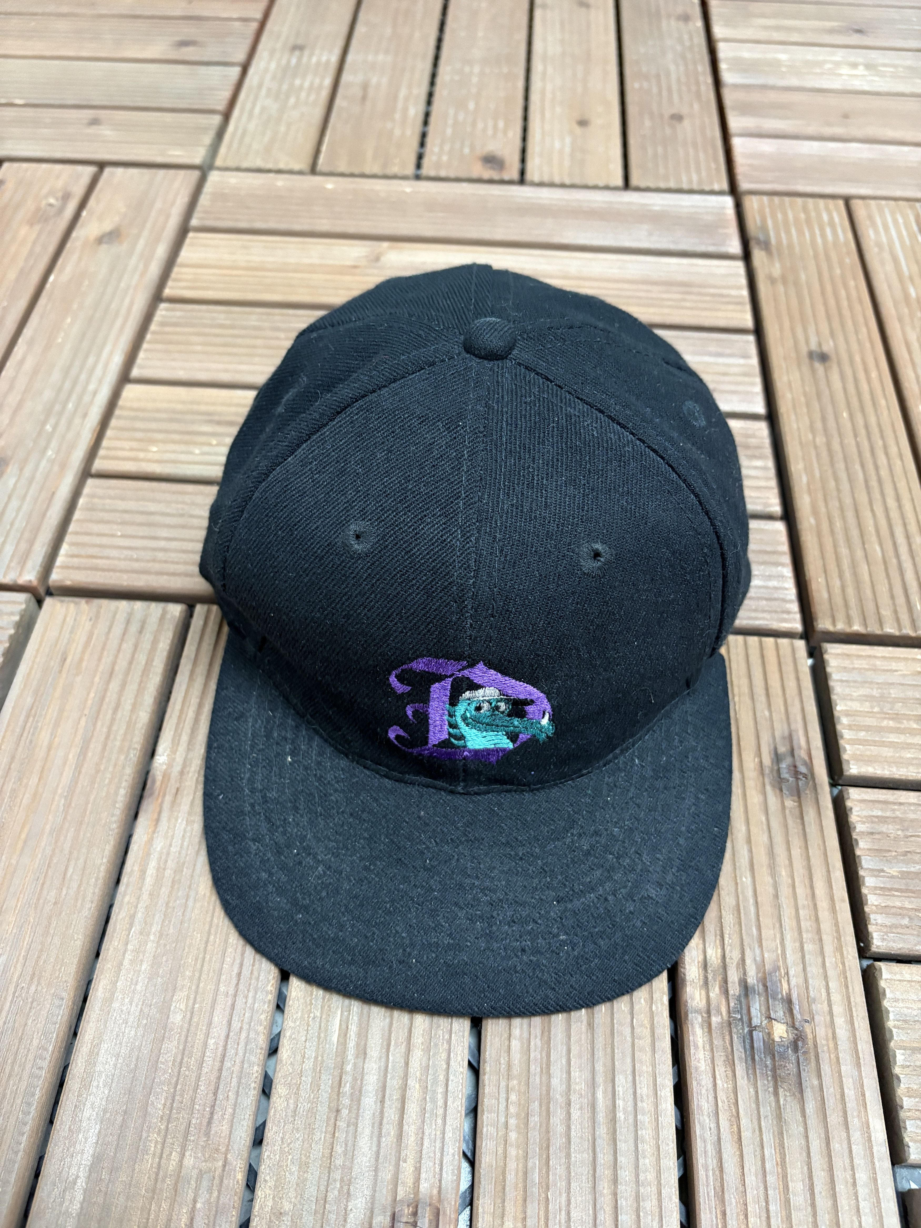 Vintage Dayton Dragons Vintage MiLB Black Snap Back Hat Size ONE SIZE - 1 Thumbnail